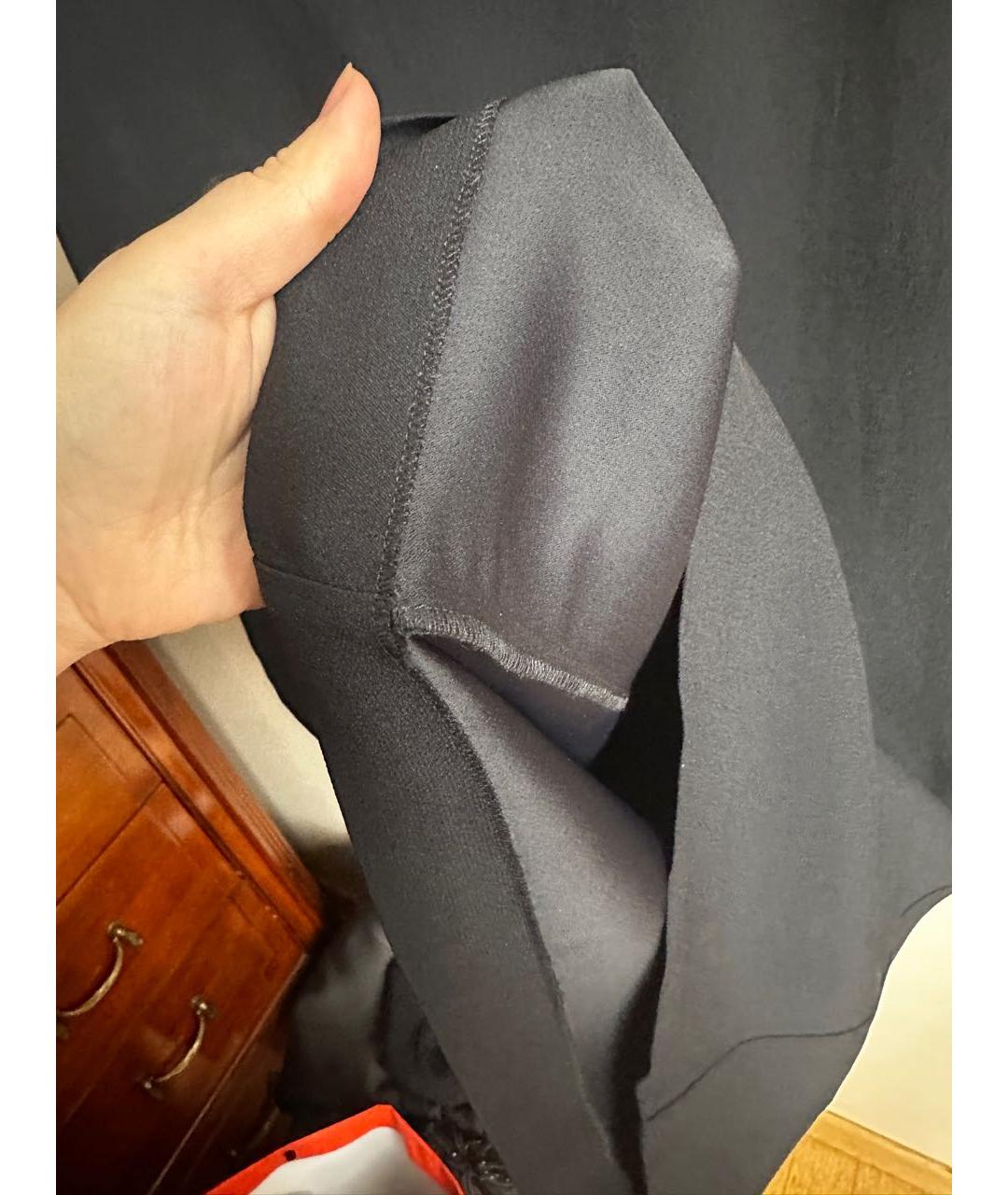 MAISON MARGIELA Черное шелковое коктейльное платье, фото 5