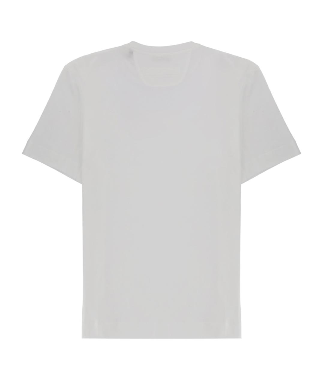 ZEGNA Белая хлопковая футболка, фото 2