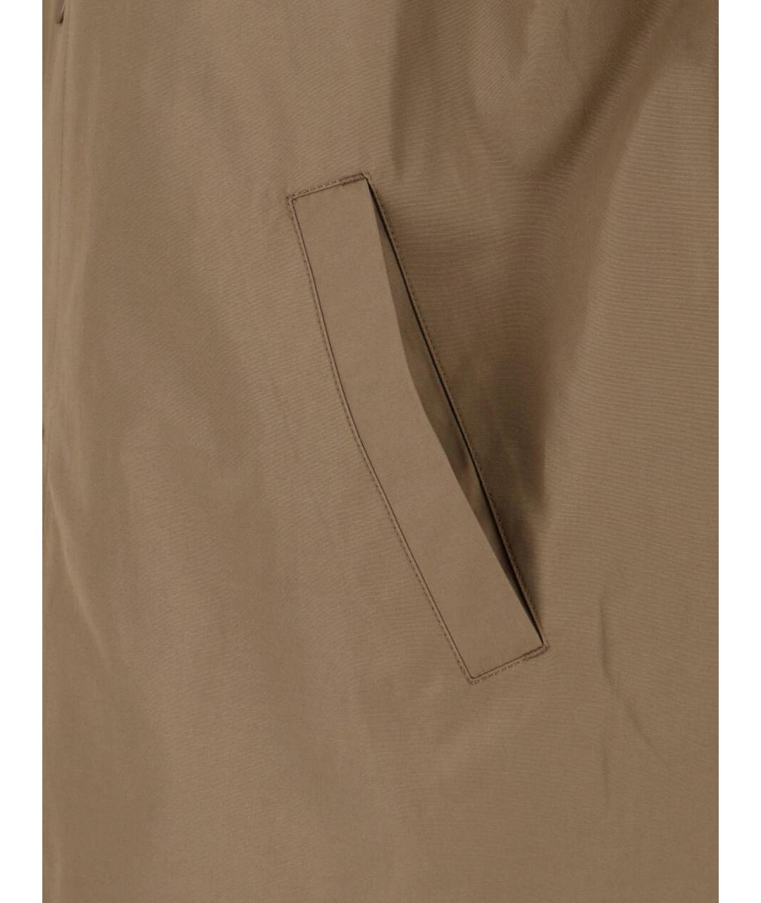 A.P.C. Коричневая полиэстеровая куртка, фото 5