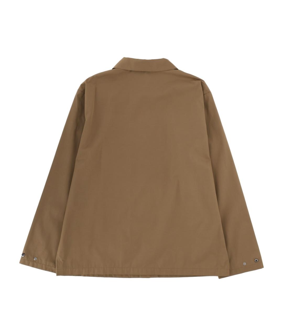 A.P.C. Коричневая полиэстеровая куртка, фото 2