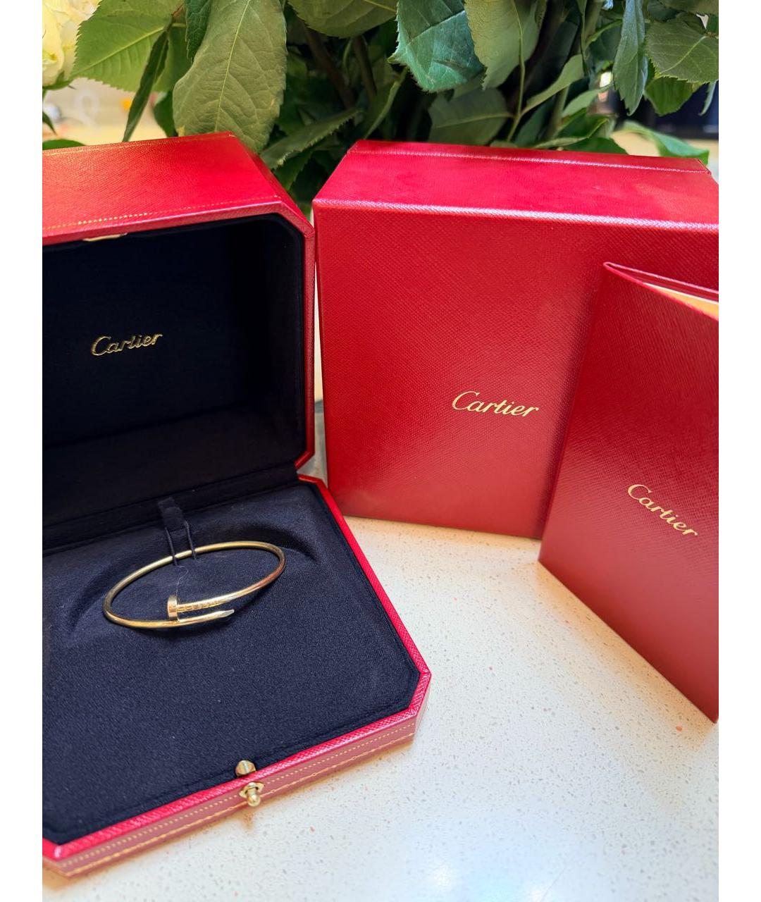 CARTIER Золотой браслет из желтого золота, фото 2