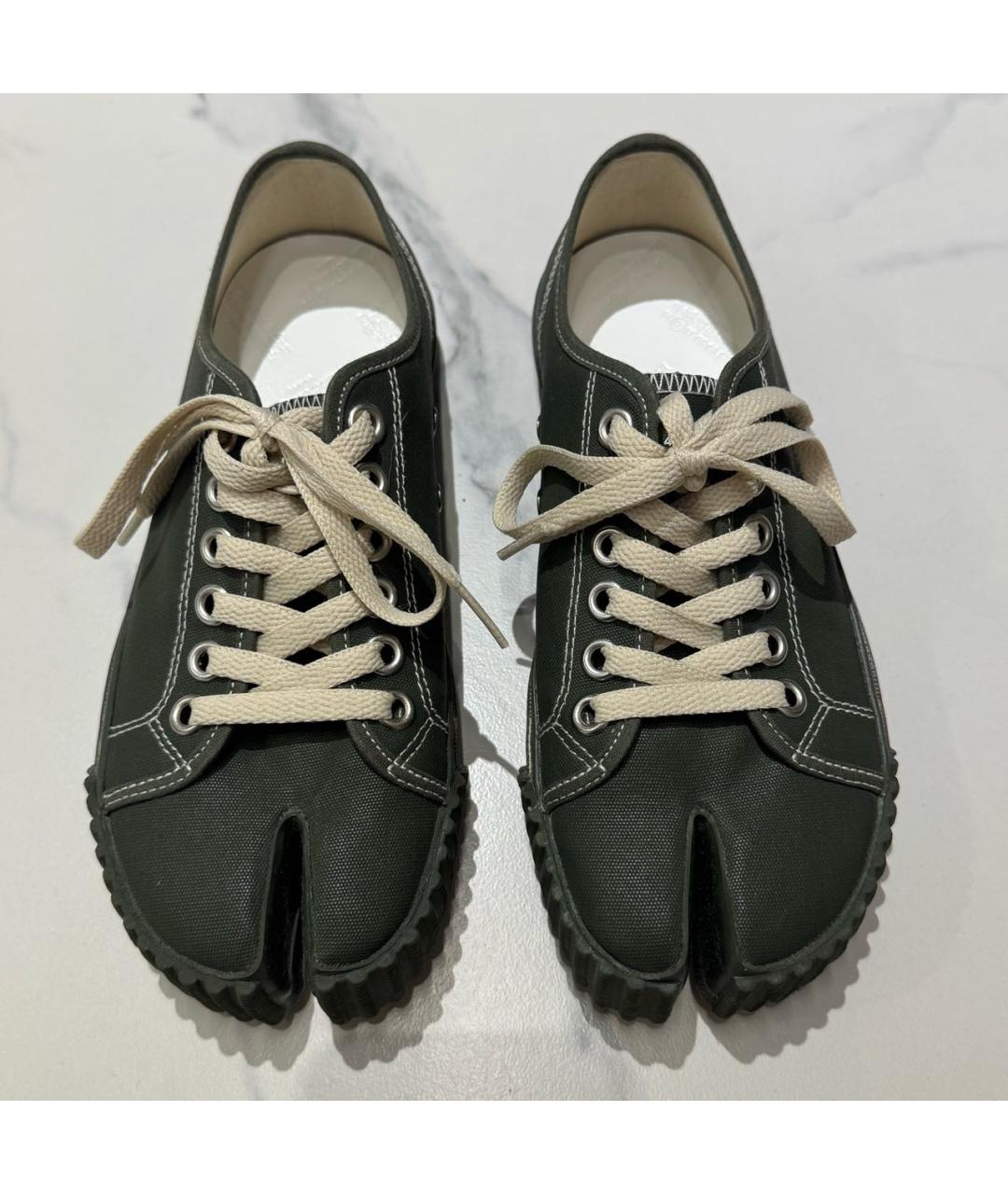 MAISON MARGIELA Хаки кеды, фото 2