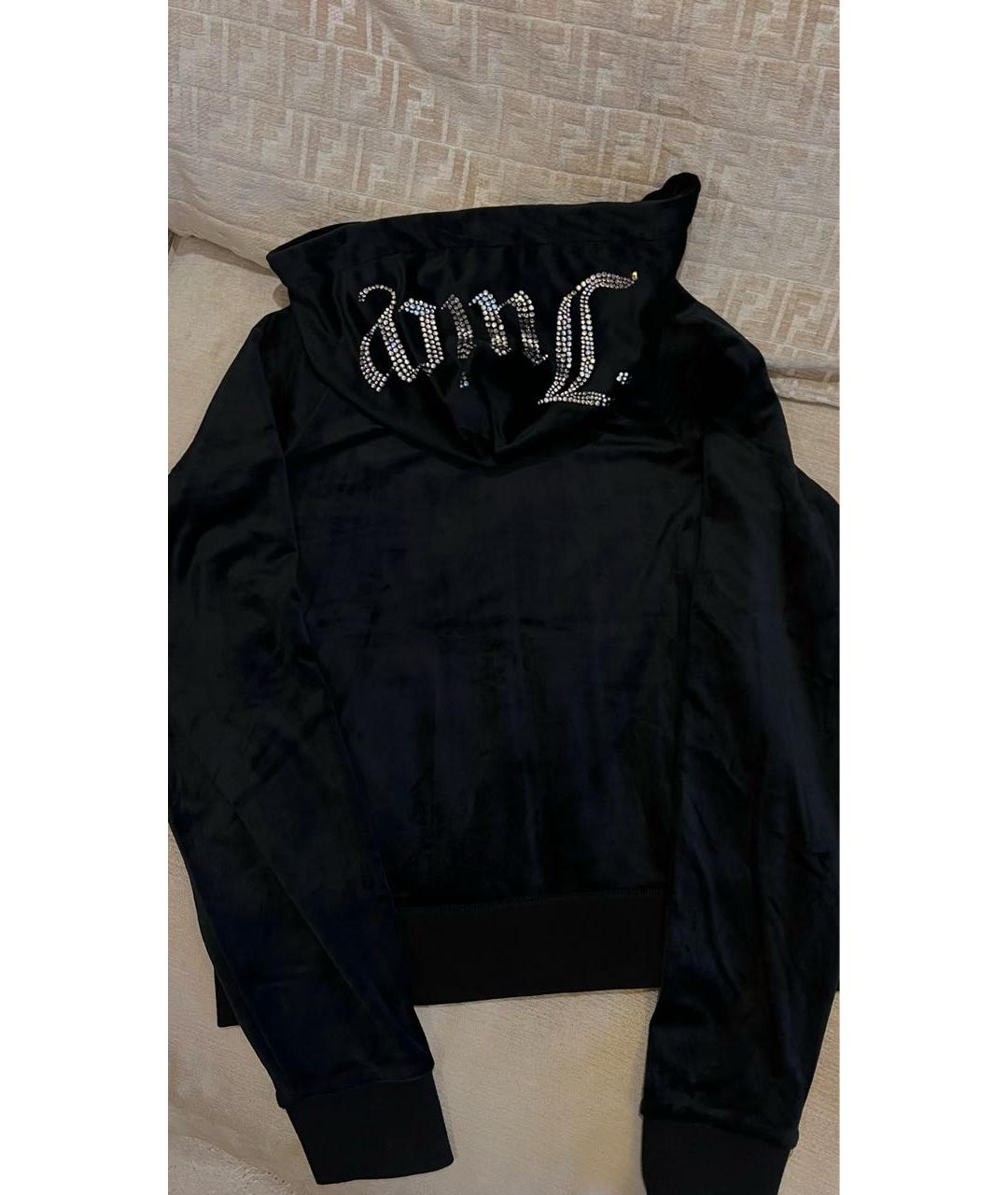 JUICY COUTURE Черный велюровый спортивные костюмы, фото 3