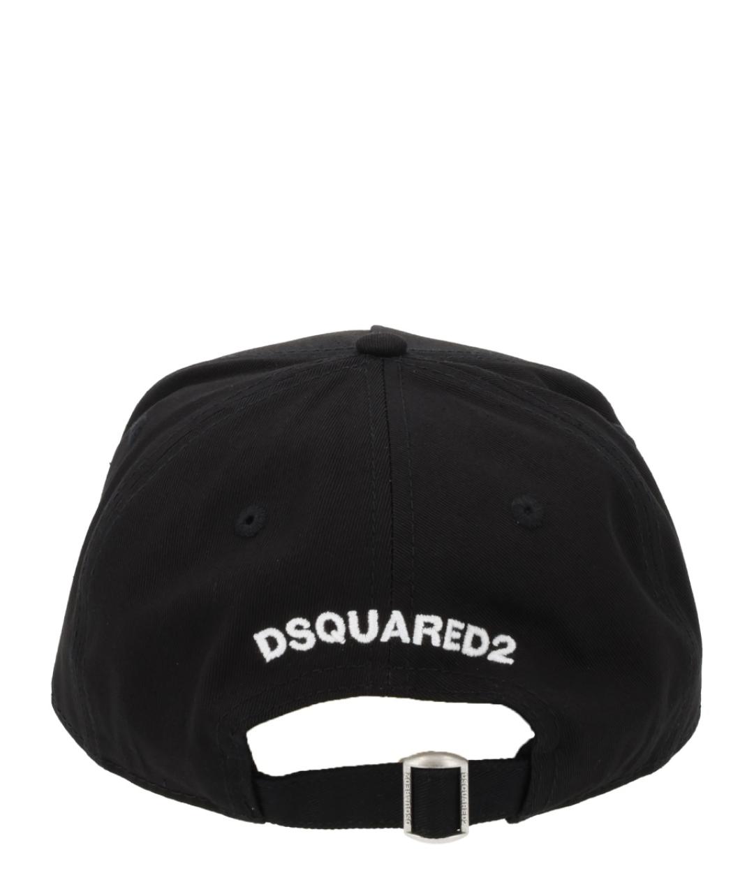 DSQUARED2 Черная хлопковая кепка/бейсболка, фото 2
