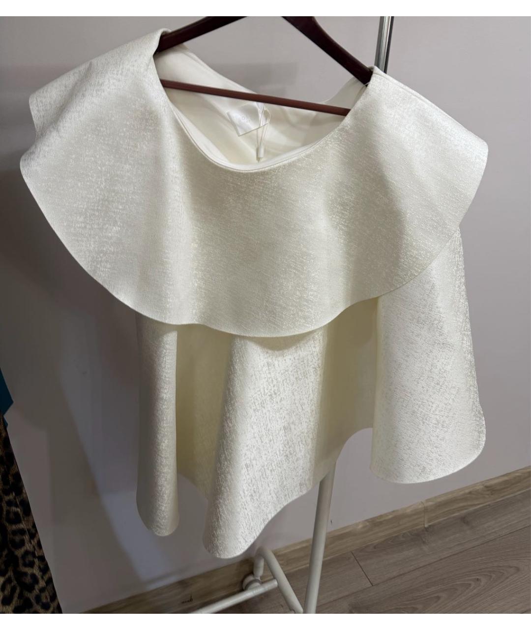 SOLACE LONDON Серебряная полиэстеровая блузы, фото 5