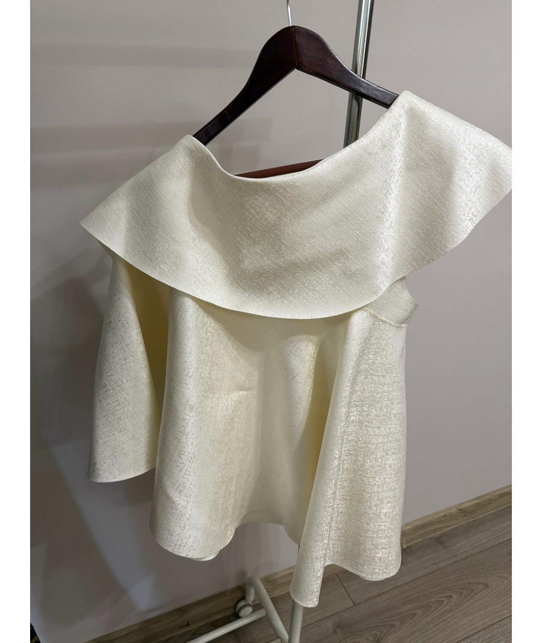 SOLACE LONDON Серебряная полиэстеровая блузы, фото 2