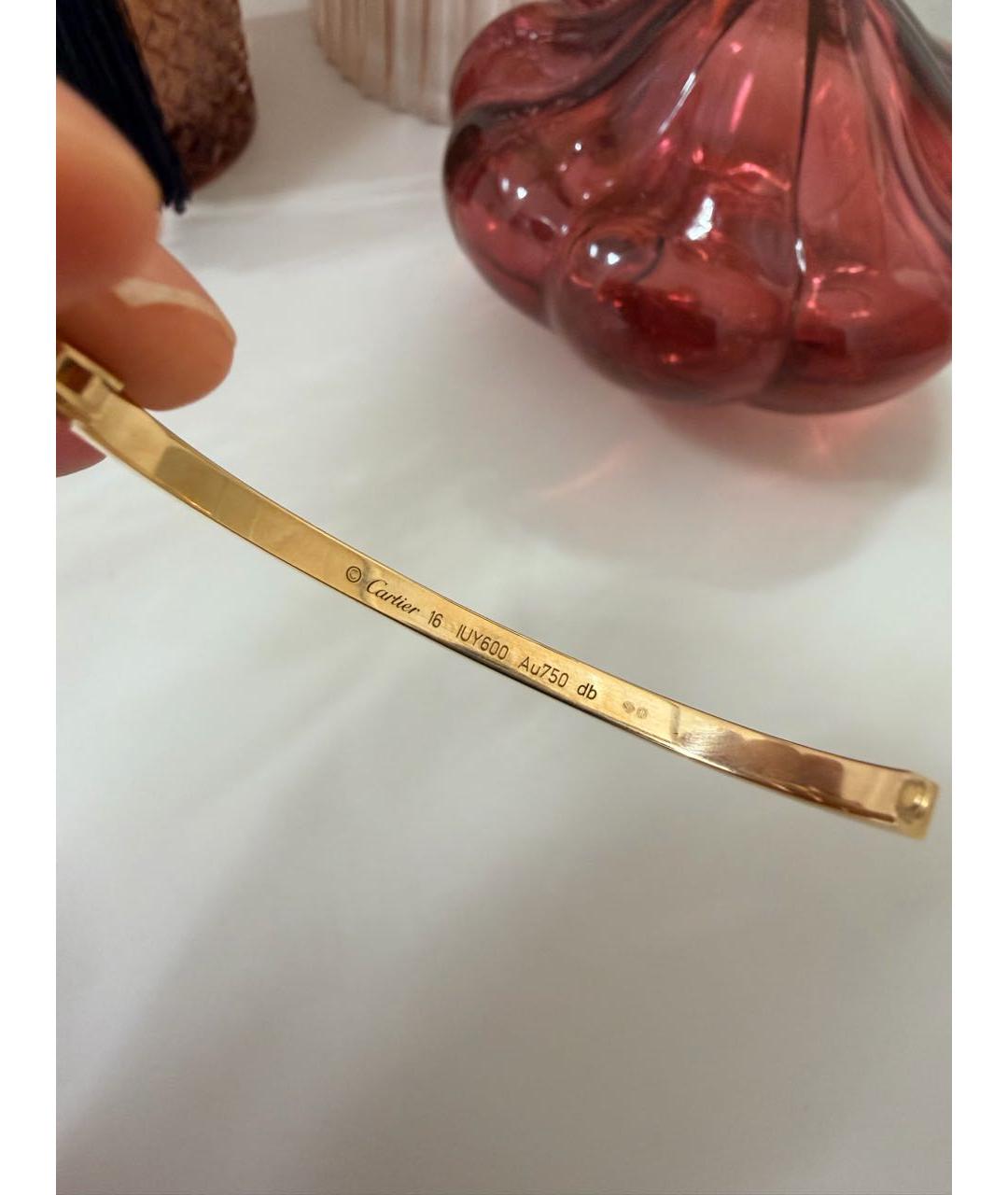 CARTIER Золотой браслет из желтого золота, фото 5