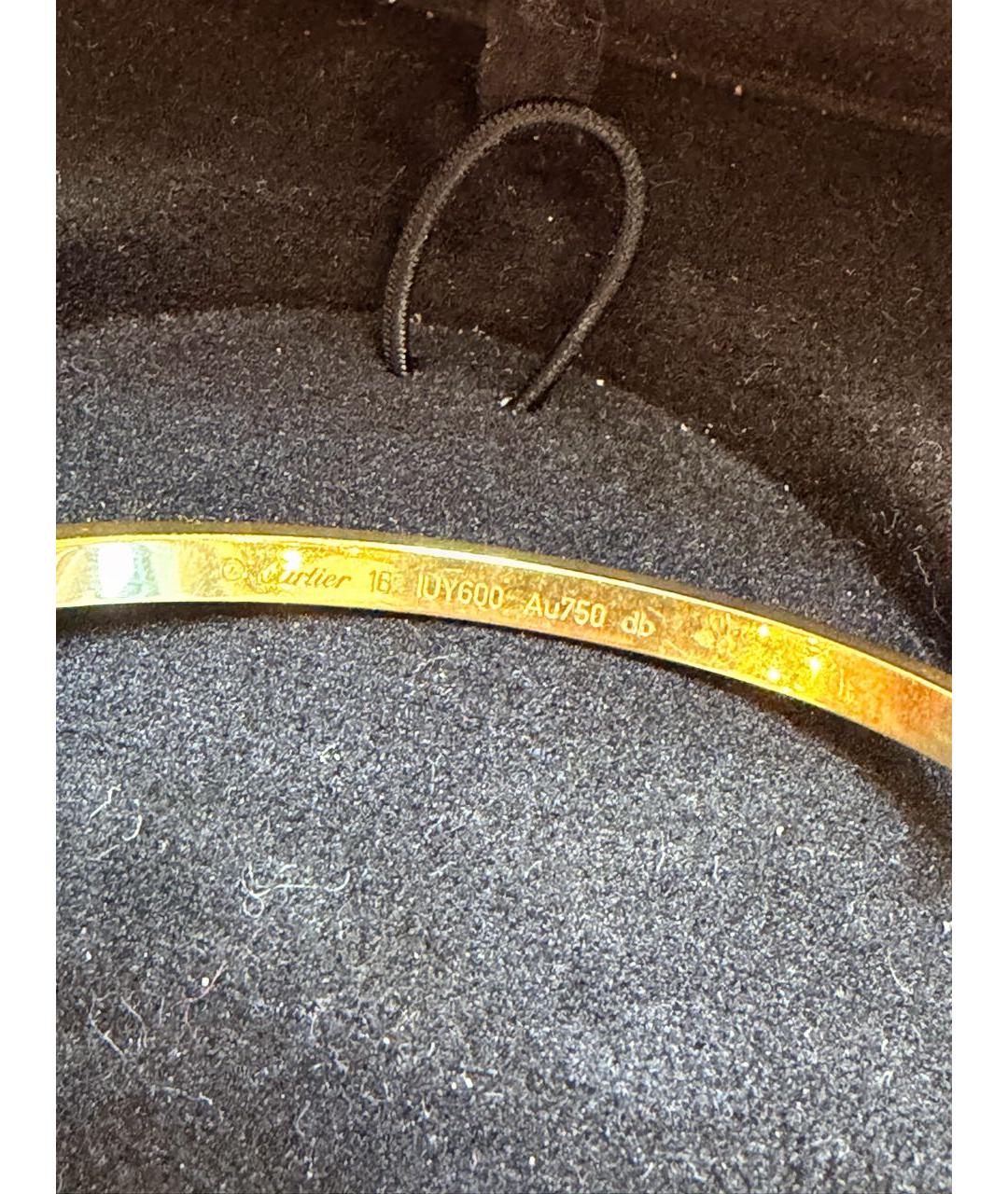 CARTIER Золотой браслет из желтого золота, фото 4