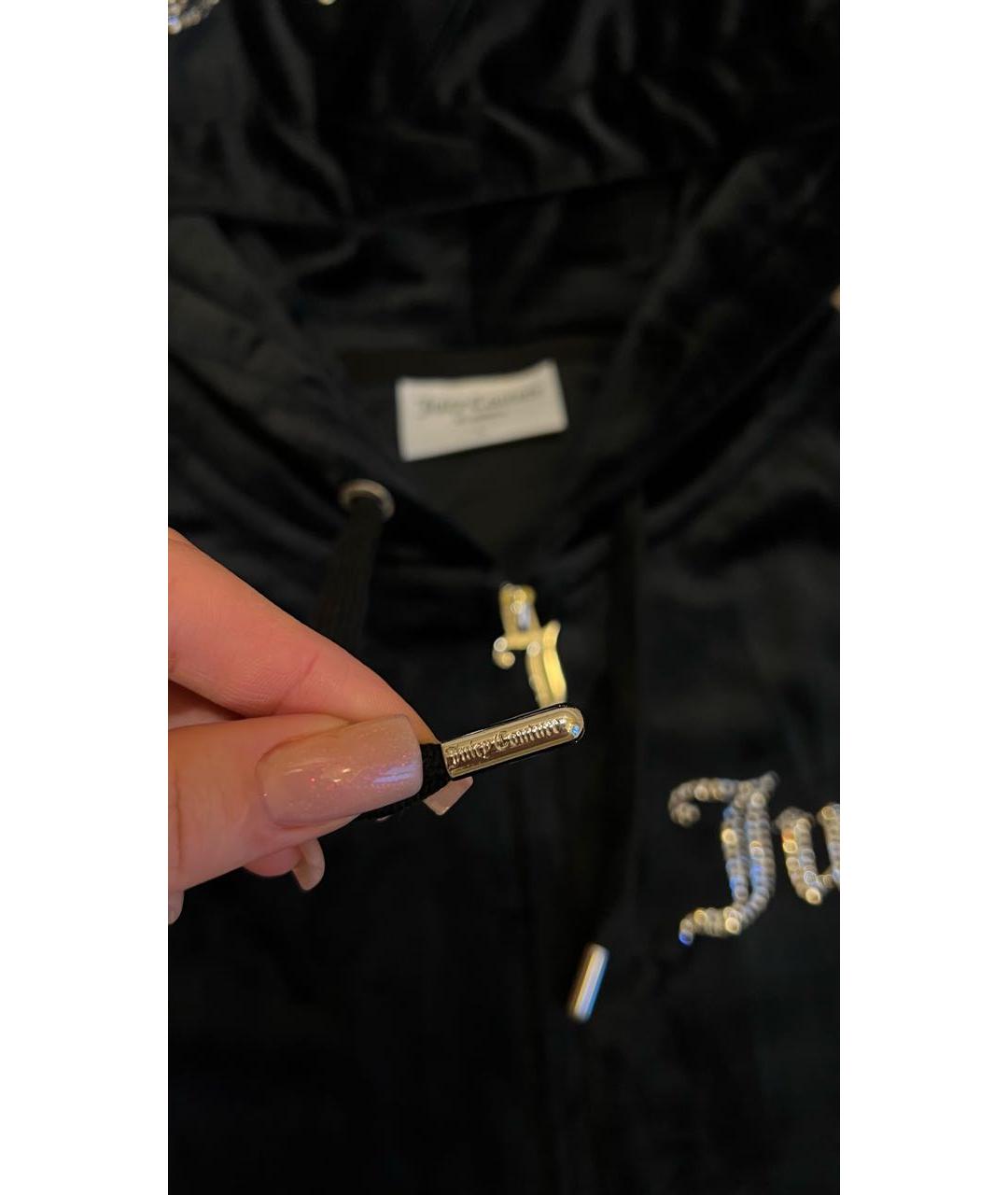 JUICY COUTURE Черный велюровый спортивные костюмы, фото 4