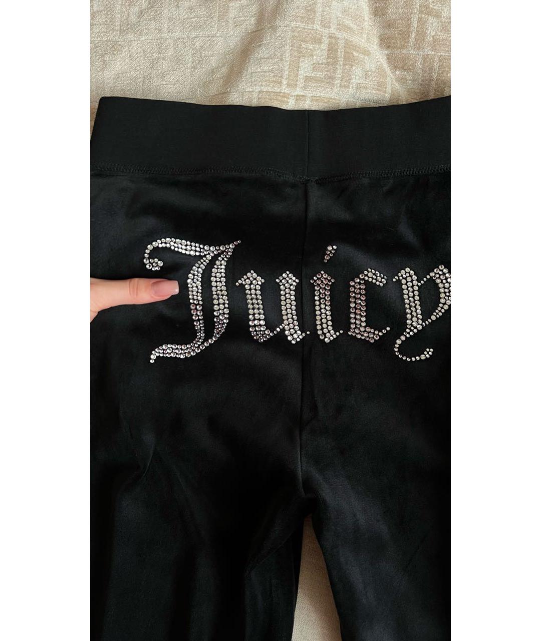 JUICY COUTURE Черный велюровый спортивные костюмы, фото 6