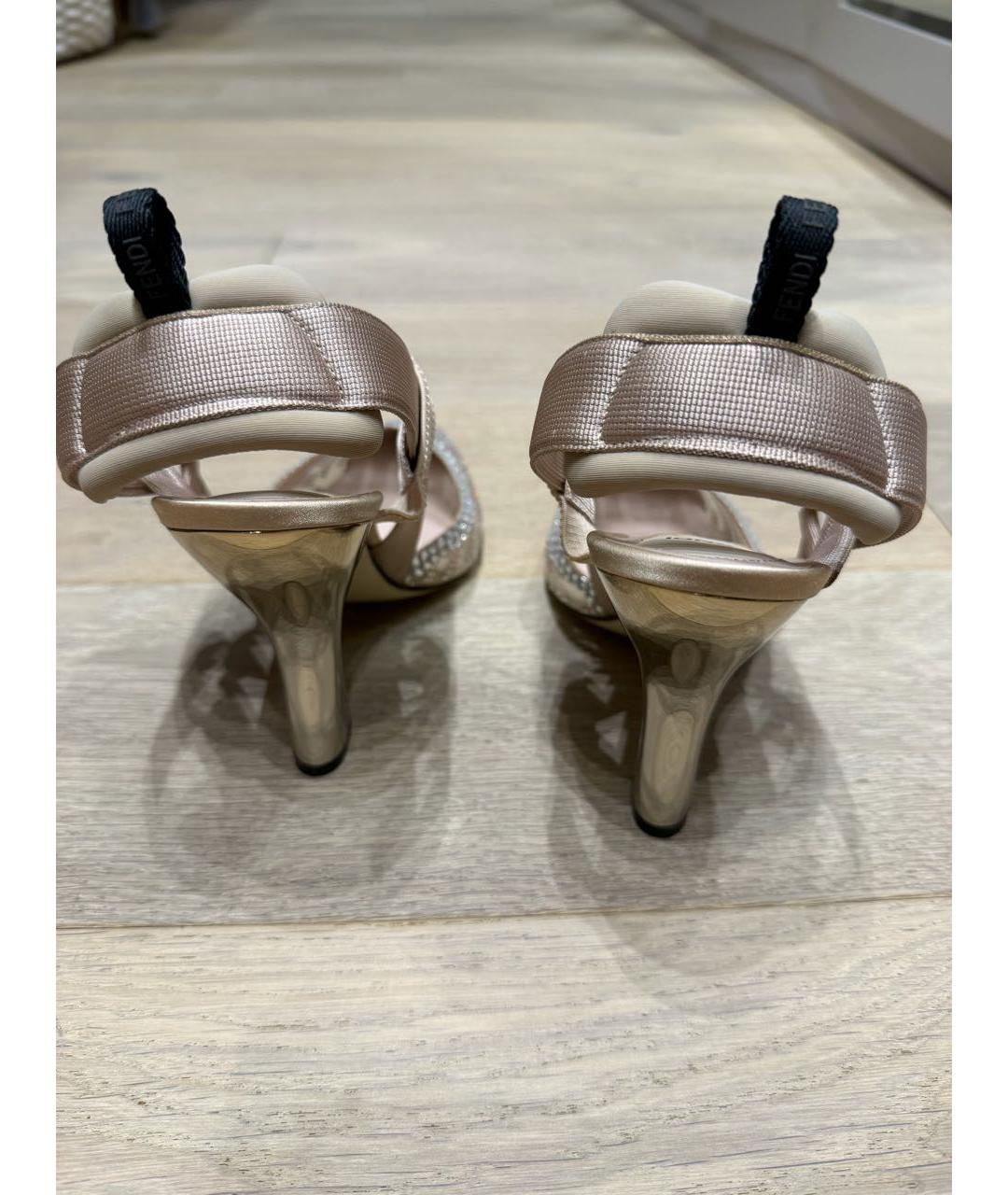 FENDI Розовые туфли, фото 5