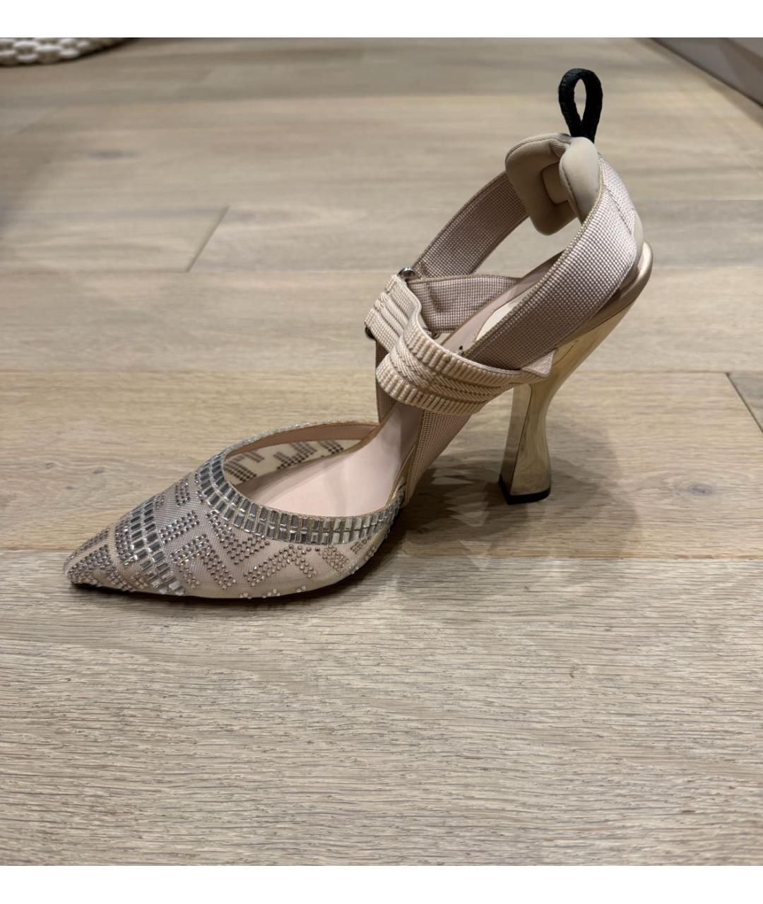 FENDI Розовые туфли, фото 8