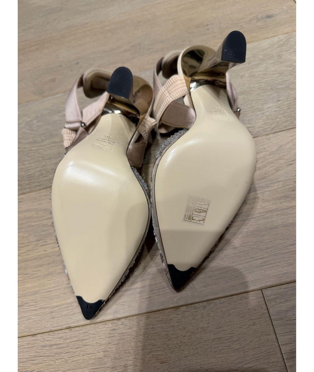 FENDI Розовые туфли, фото 6