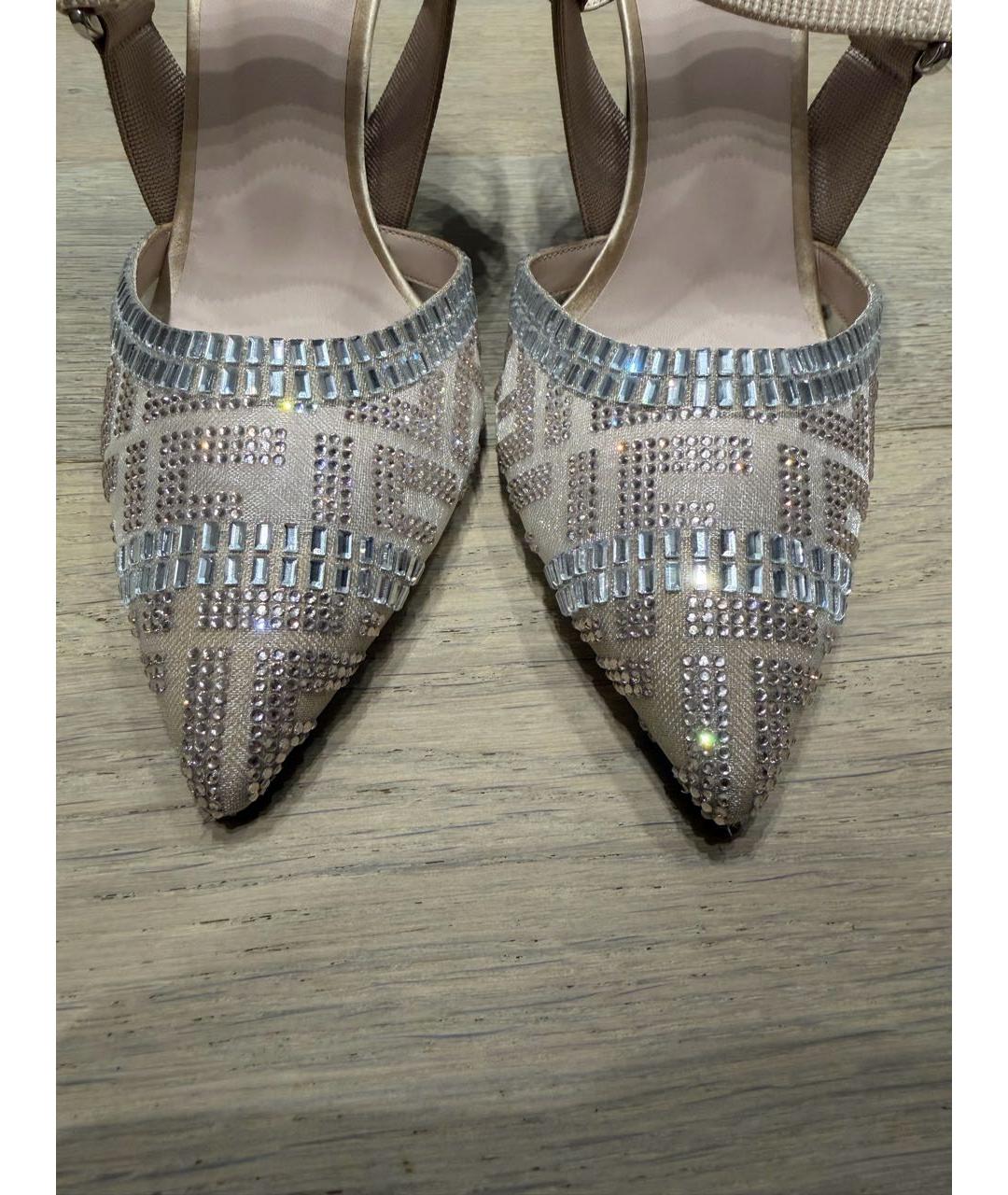 FENDI Розовые туфли, фото 4