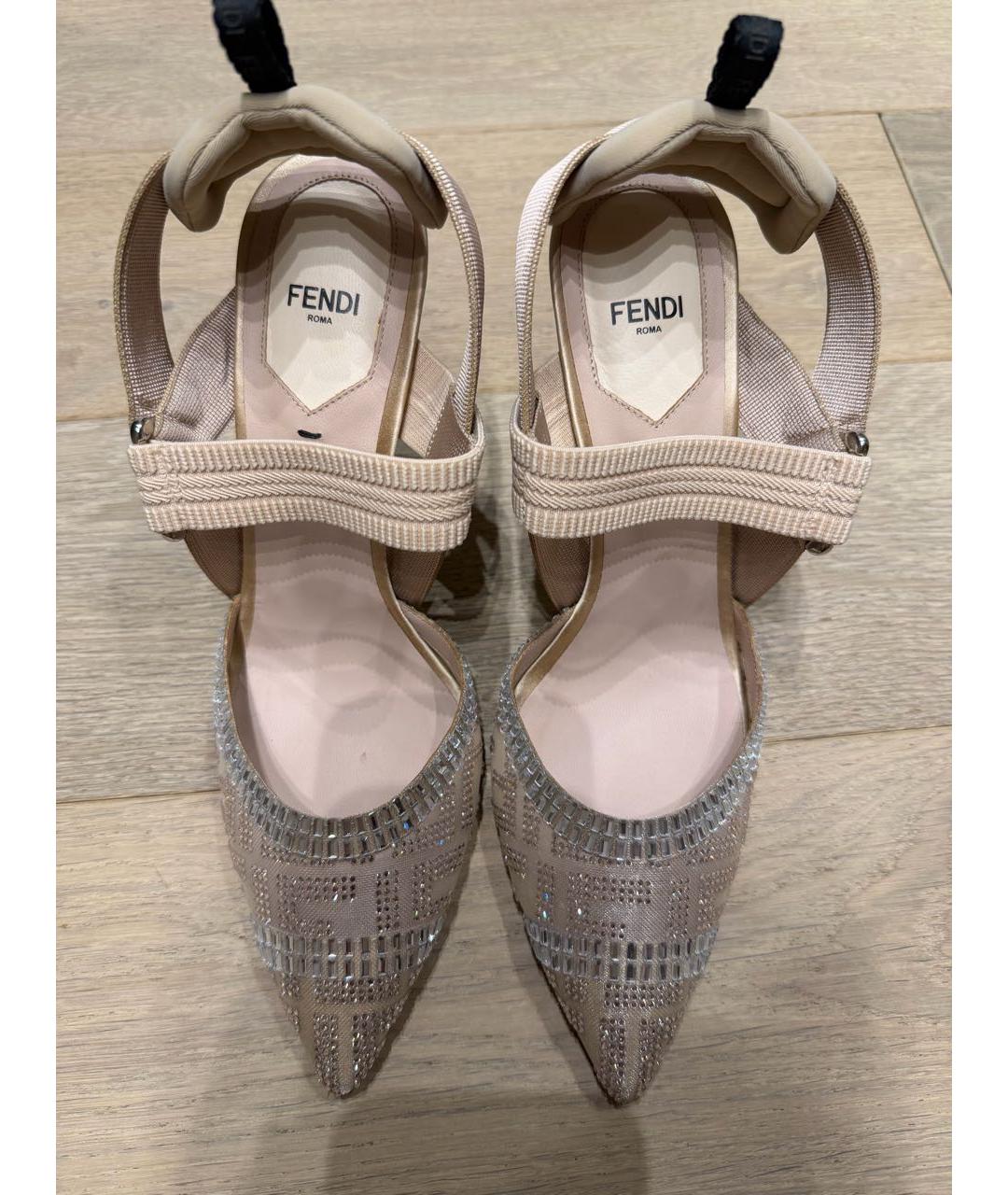 FENDI Розовые туфли, фото 2