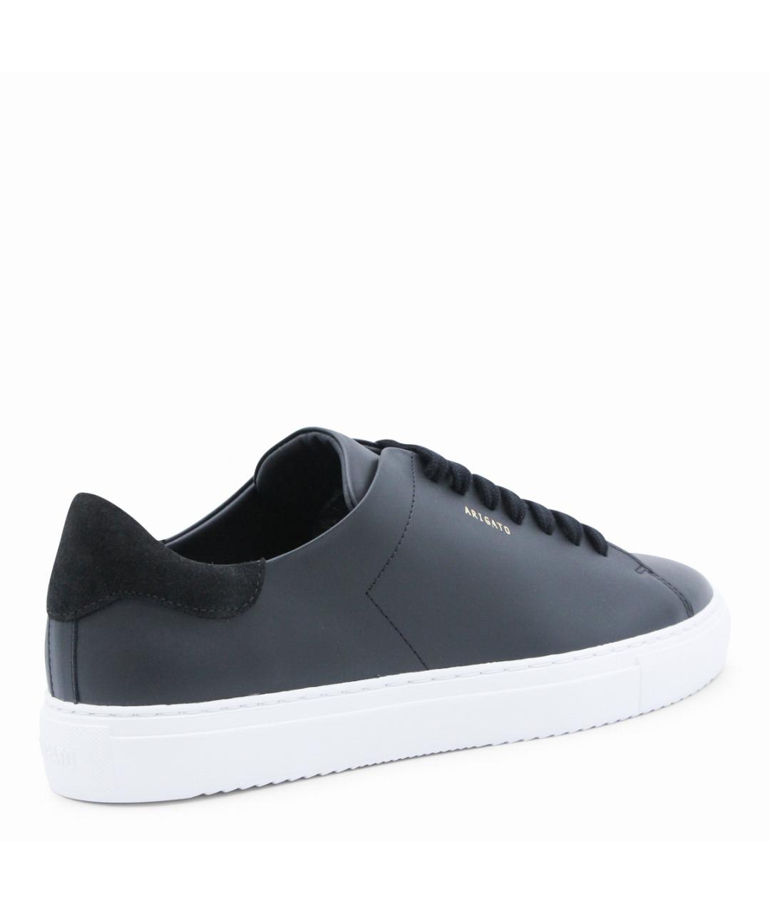 AXEL ARIGATO Черные кожаные низкие кроссовки / кеды, фото 3