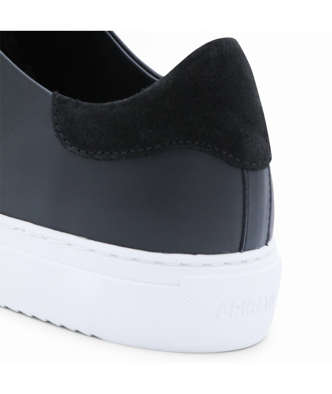 AXEL ARIGATO Черные кожаные низкие кроссовки / кеды, фото 4