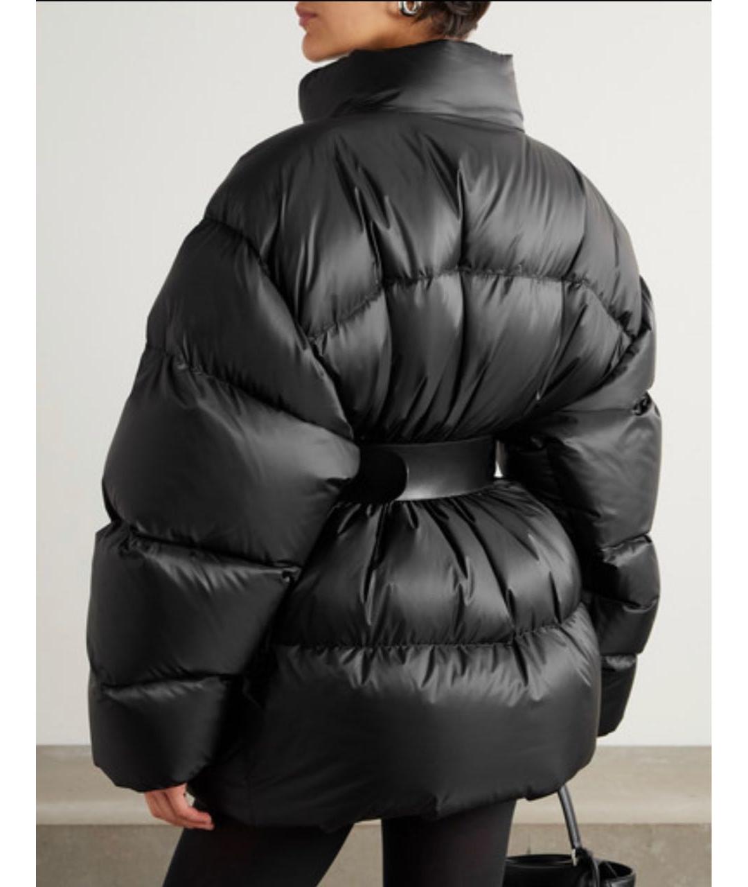 BALENCIAGA Черный полиэстеровый пуховик, фото 4
