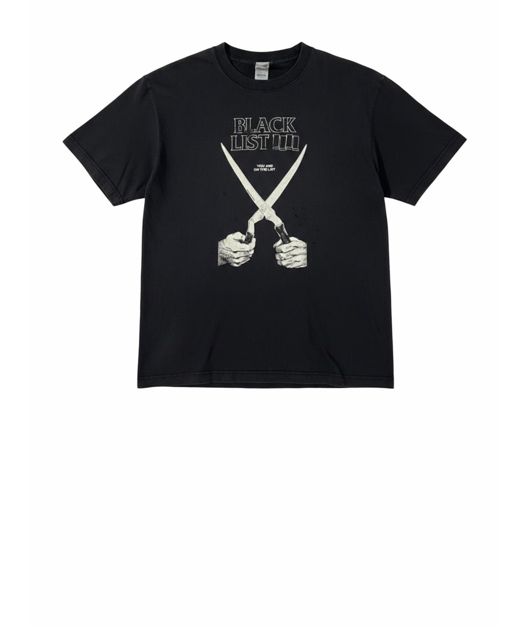 PROTOCOL INDEX Черная хлопковая футболка, фото 1