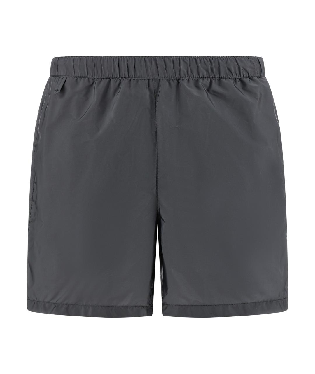 PRADA Серые полиамидовые плавки, фото 1