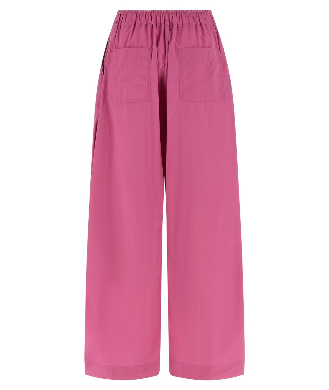 THELATEST Фуксия хлопковые прямые брюки, фото 2