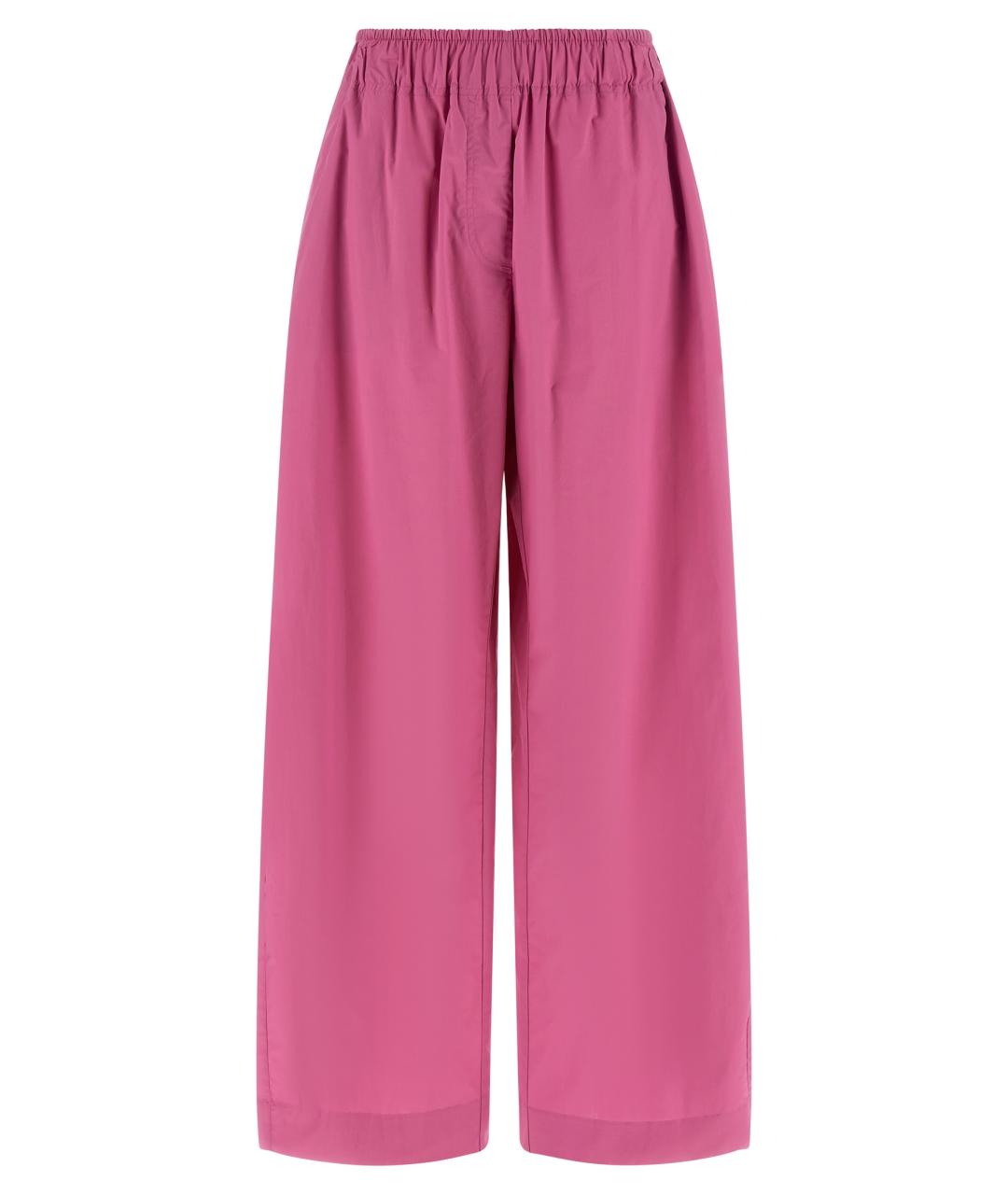 THELATEST Фуксия хлопковые прямые брюки, фото 1