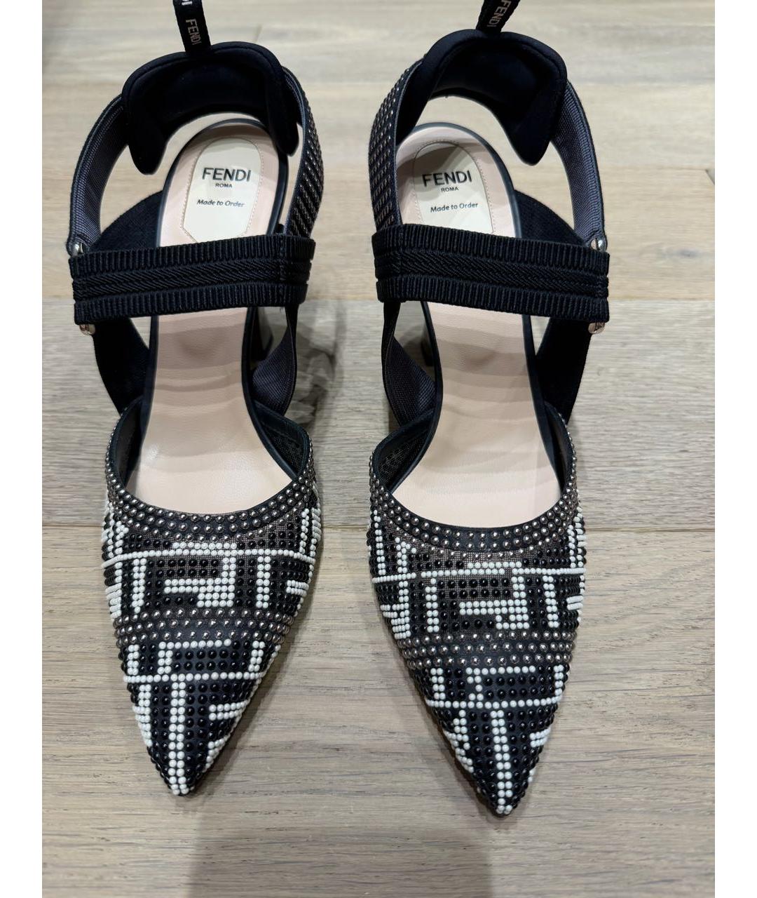 FENDI Черные туфли, фото 3