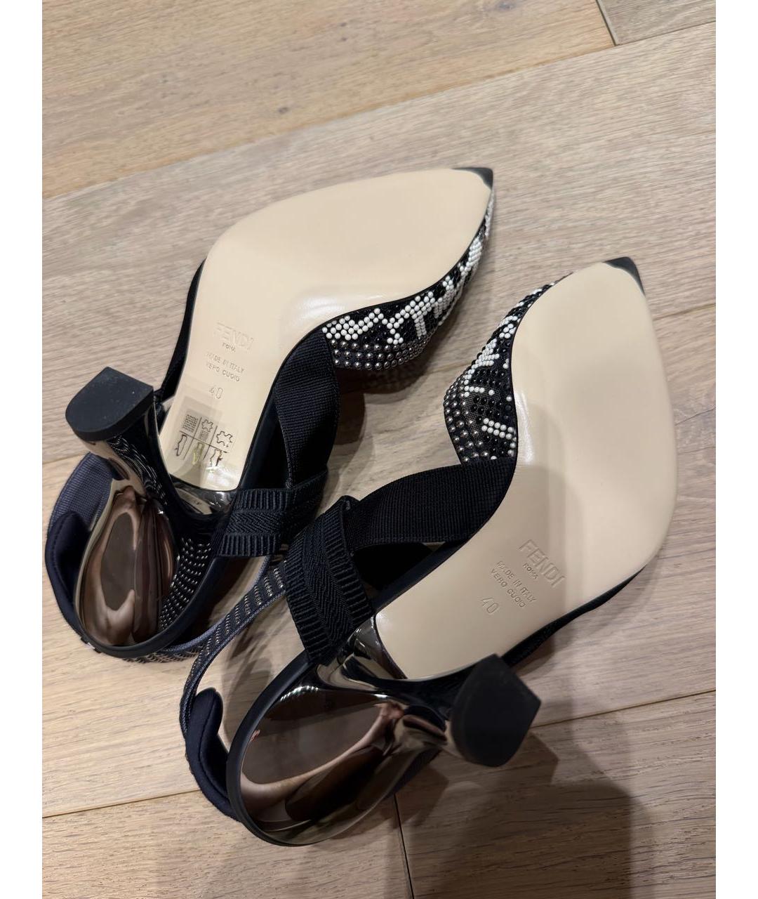 FENDI Черные туфли, фото 8