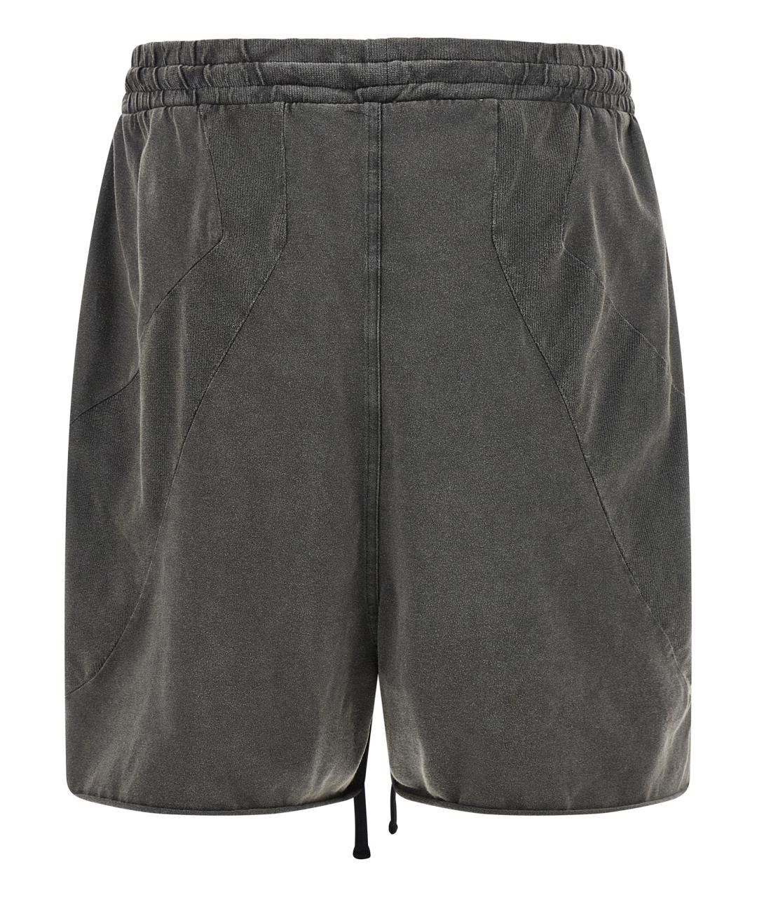 THOM KROM Серые хлопковые шорты, фото 2
