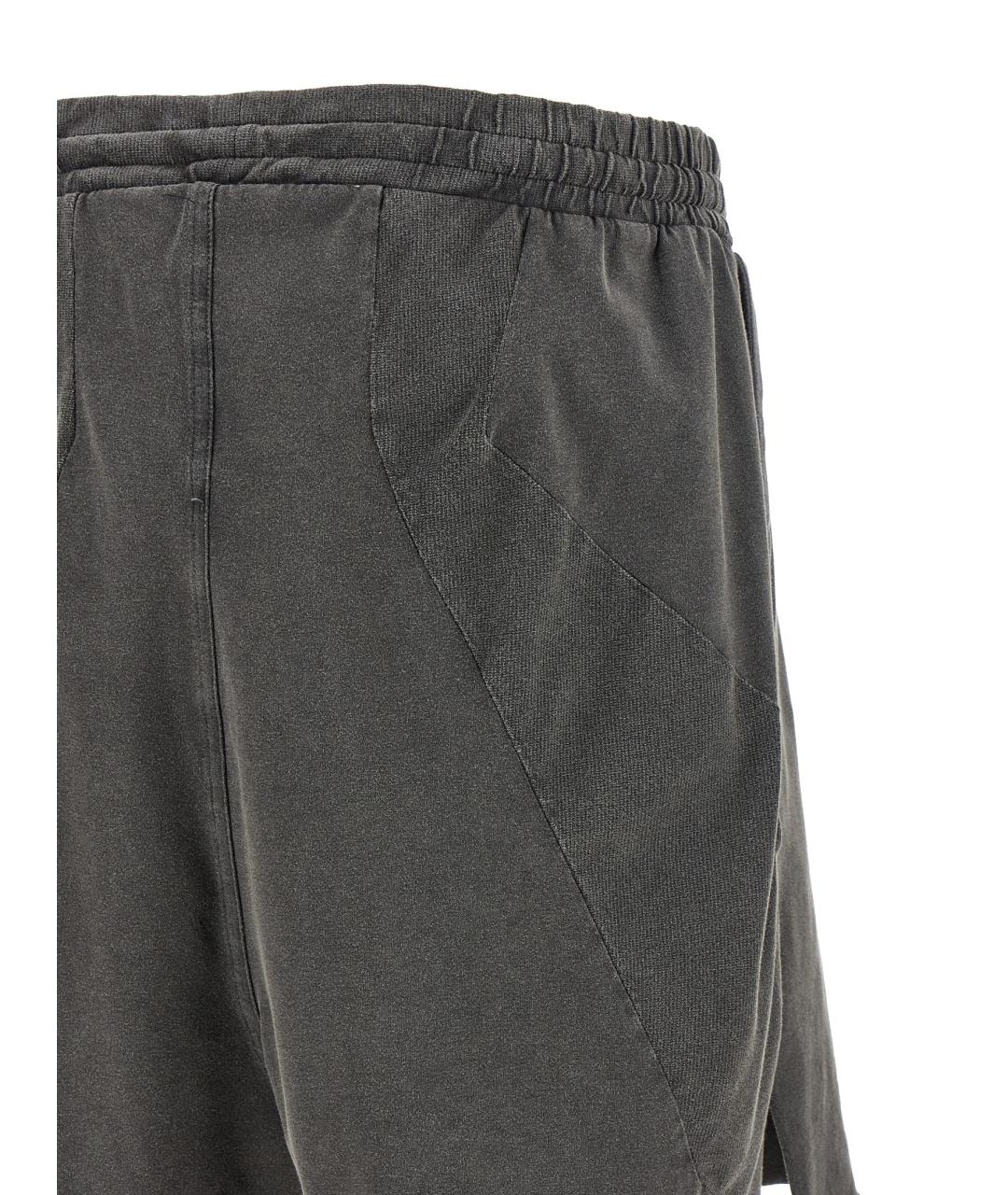 THOM KROM Серые хлопковые шорты, фото 4