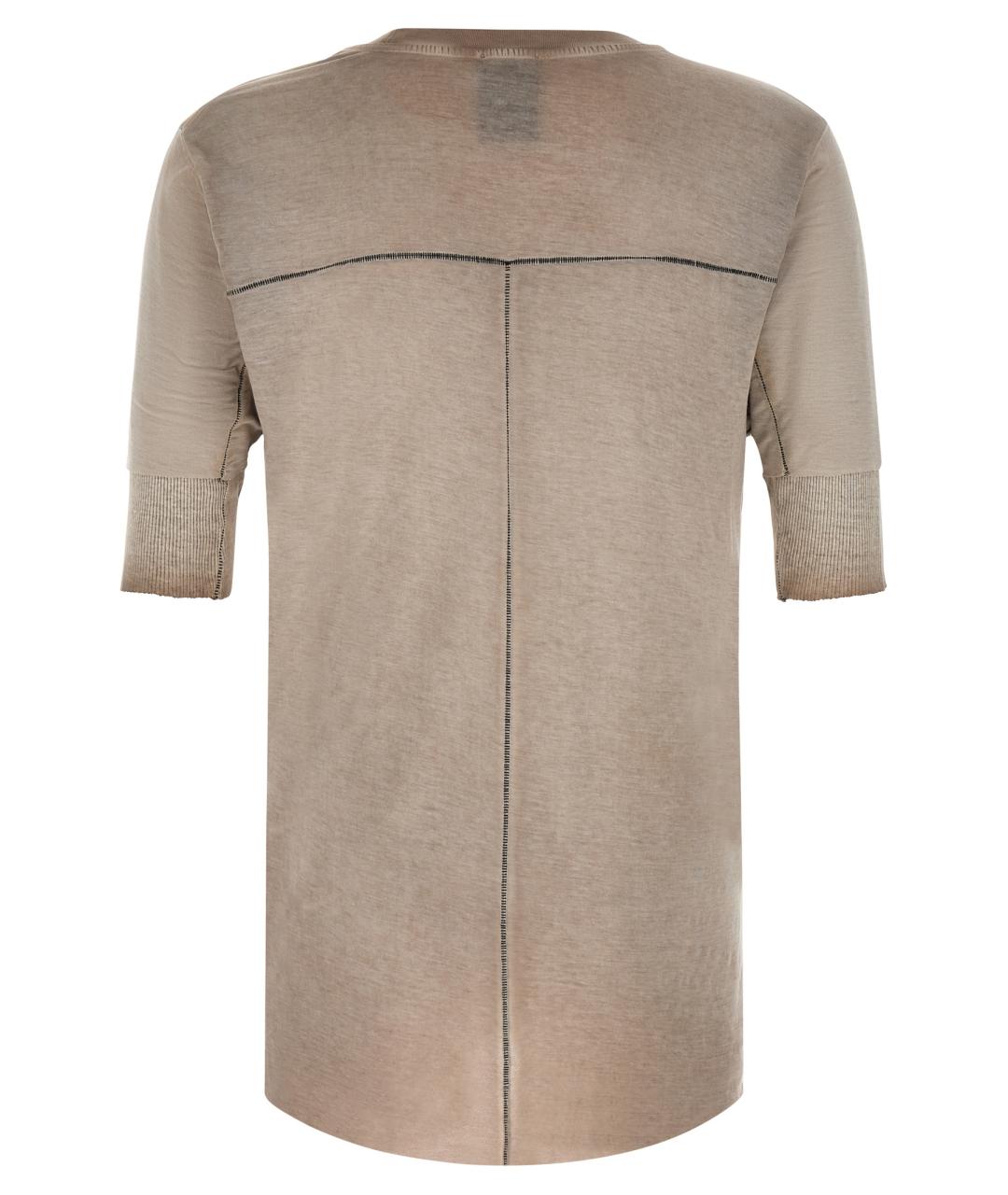 THOM KROM Бежевая футболка, фото 2