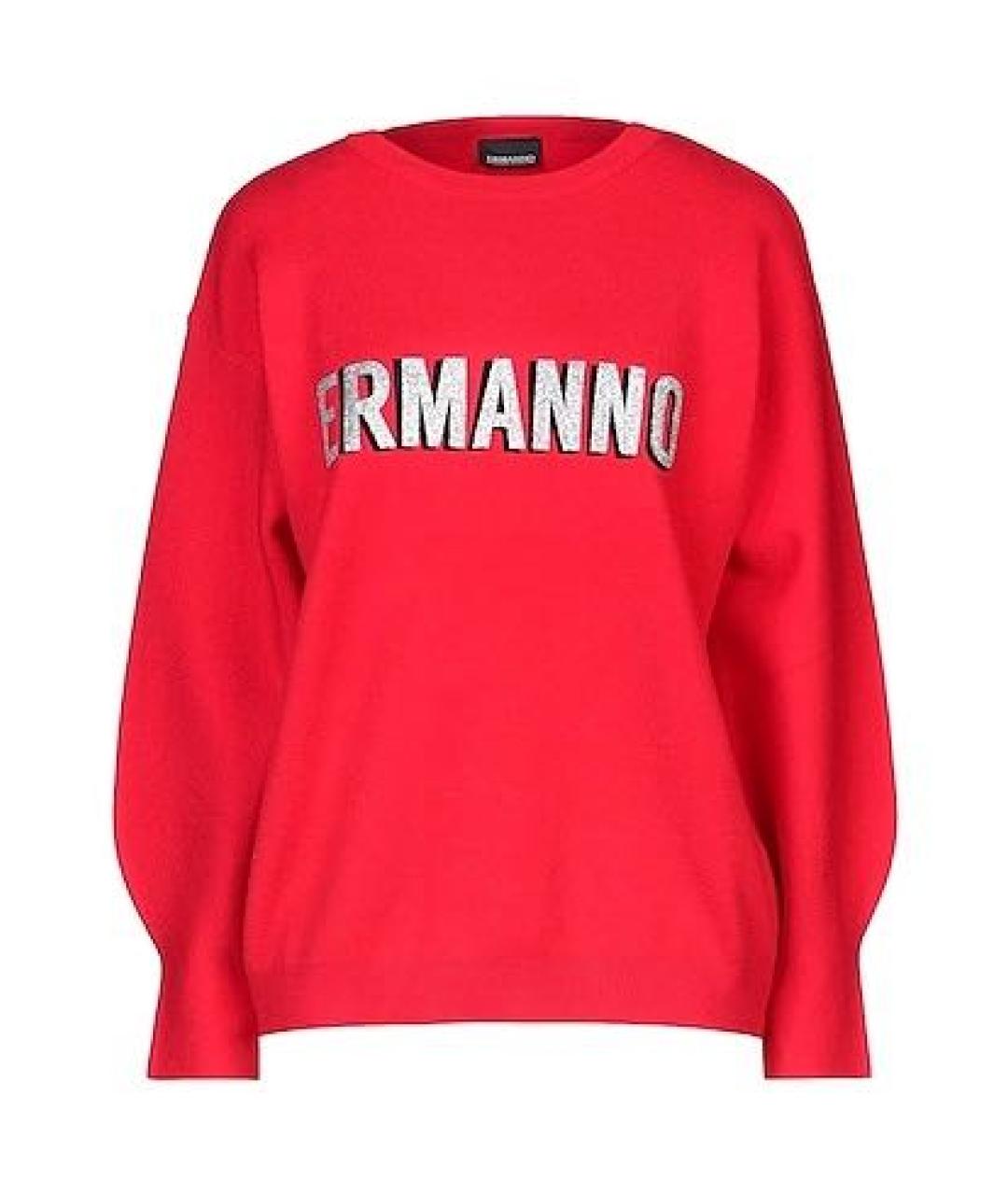 ERMANNO FIRENZE Красный вискозный костюм с юбками, фото 2