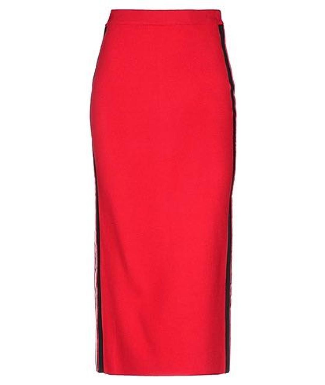 ERMANNO FIRENZE Красный вискозный костюм с юбками, фото 3