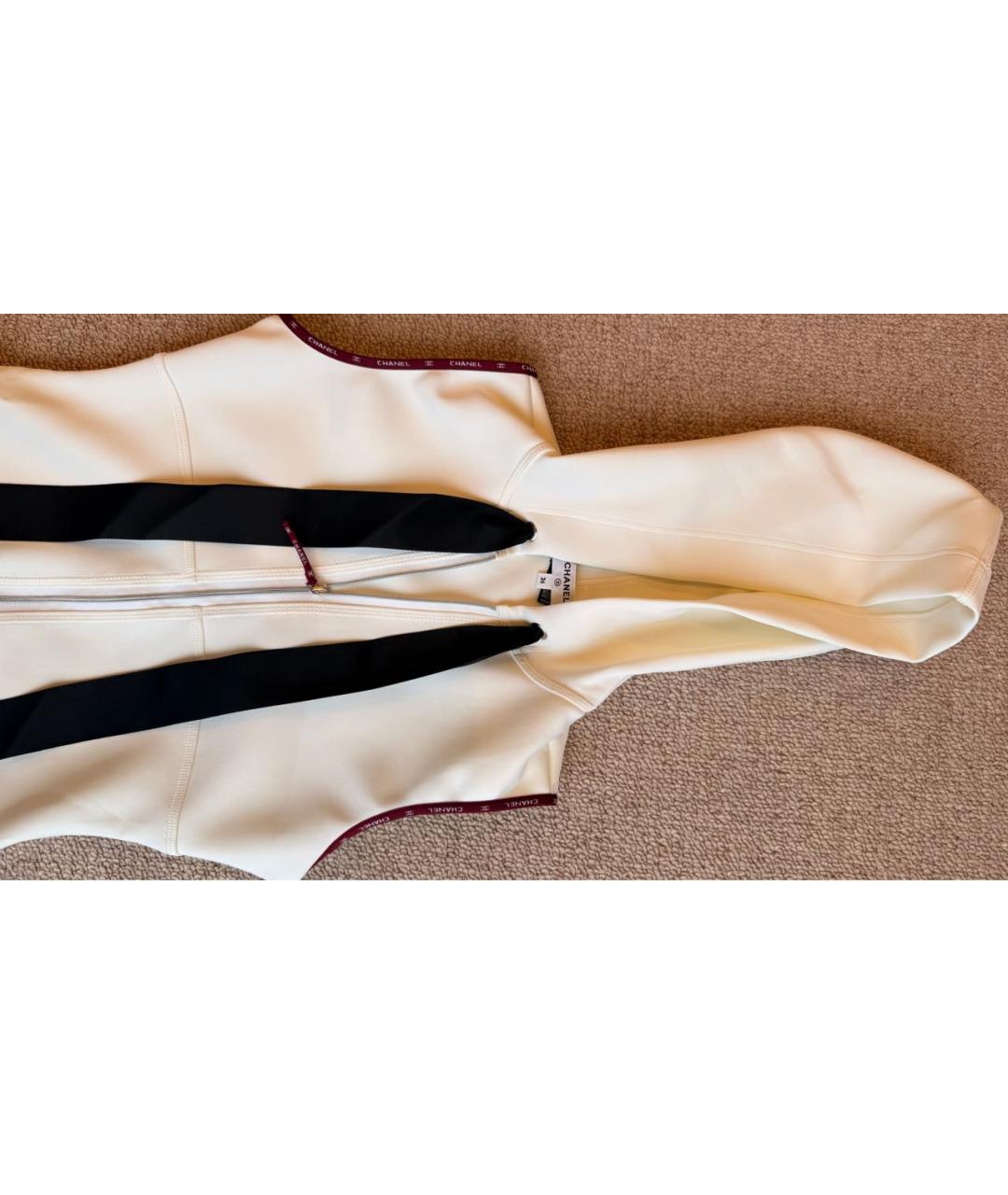 CHANEL Белый полиэстеровый купальник, фото 2