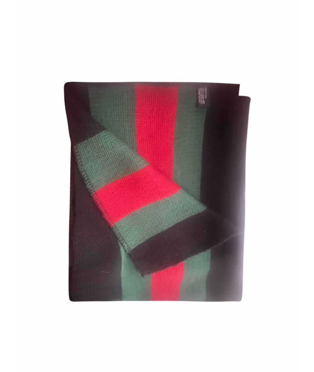 GUCCI Темно-синий шарф, фото 1