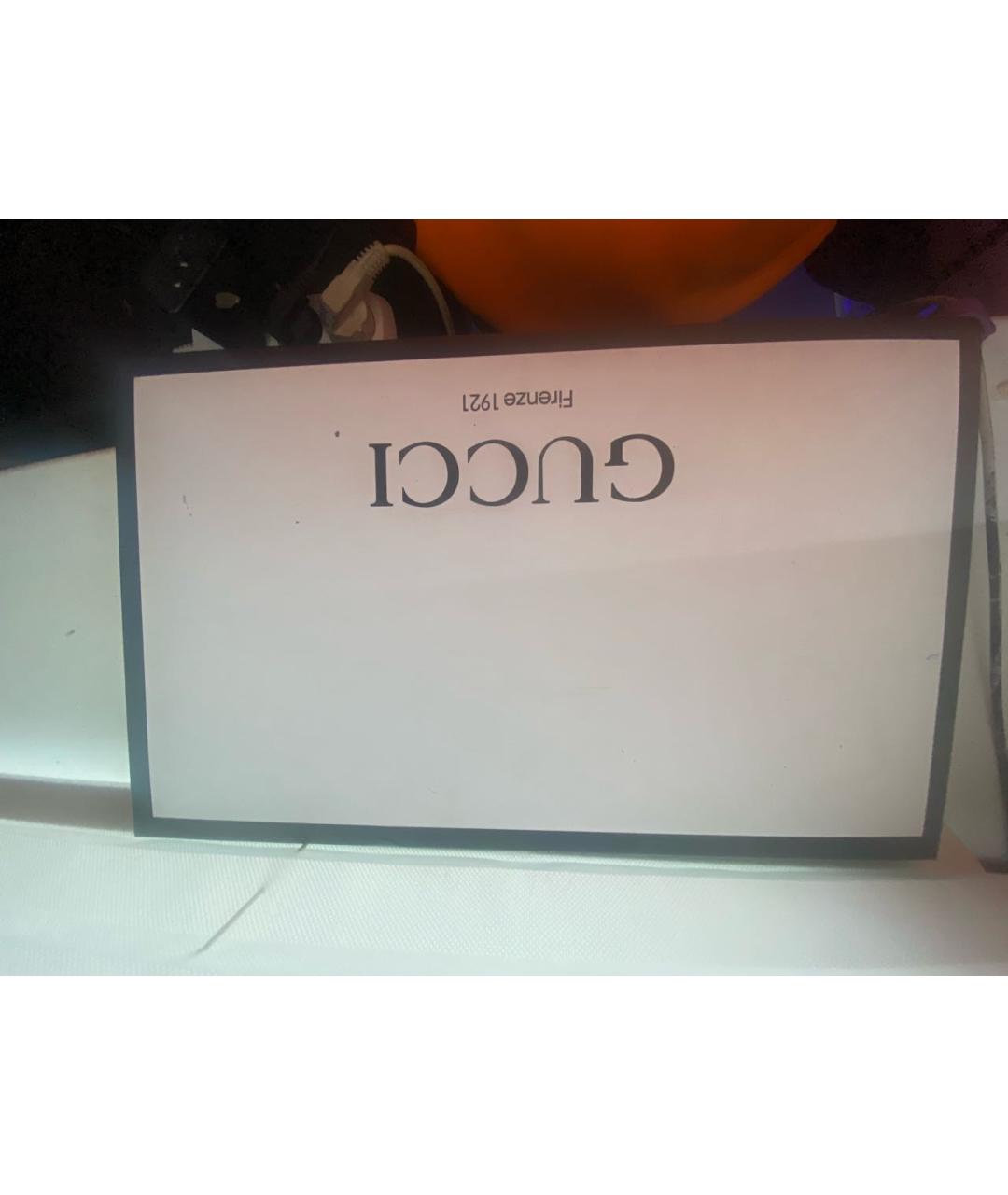 GUCCI Темно-синий шарф, фото 4