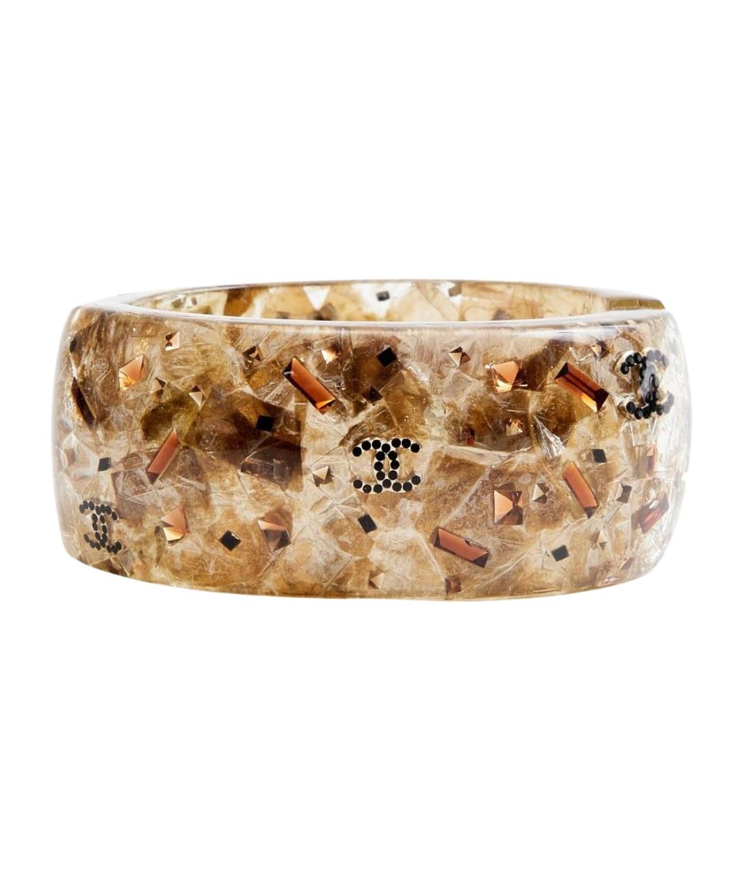 CHANEL Золотой пластиковый браслет, фото 1