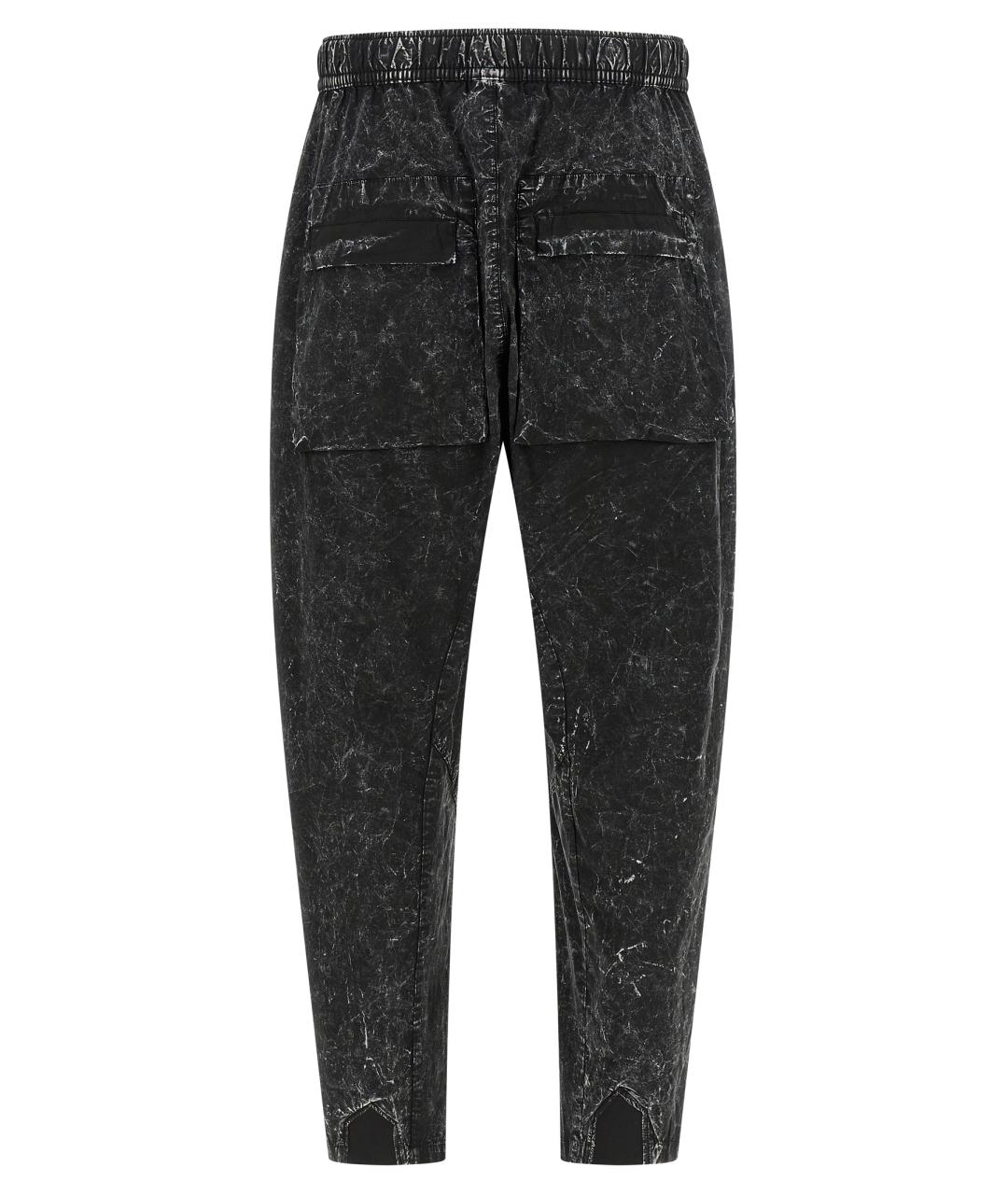 THOM KROM Черные хлопковые повседневные брюки, фото 2