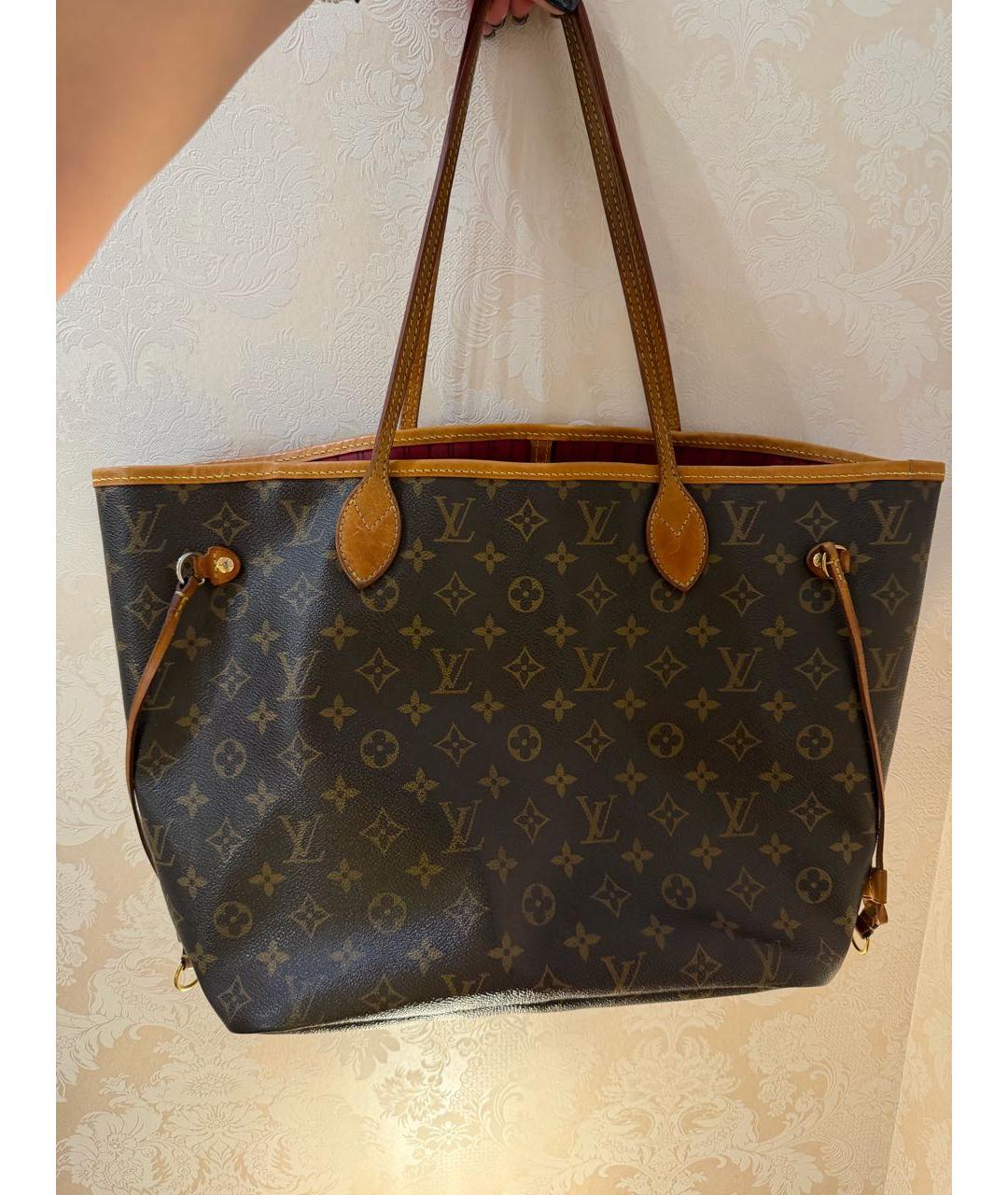 LOUIS VUITTON Коричневая сумка тоут, фото 2