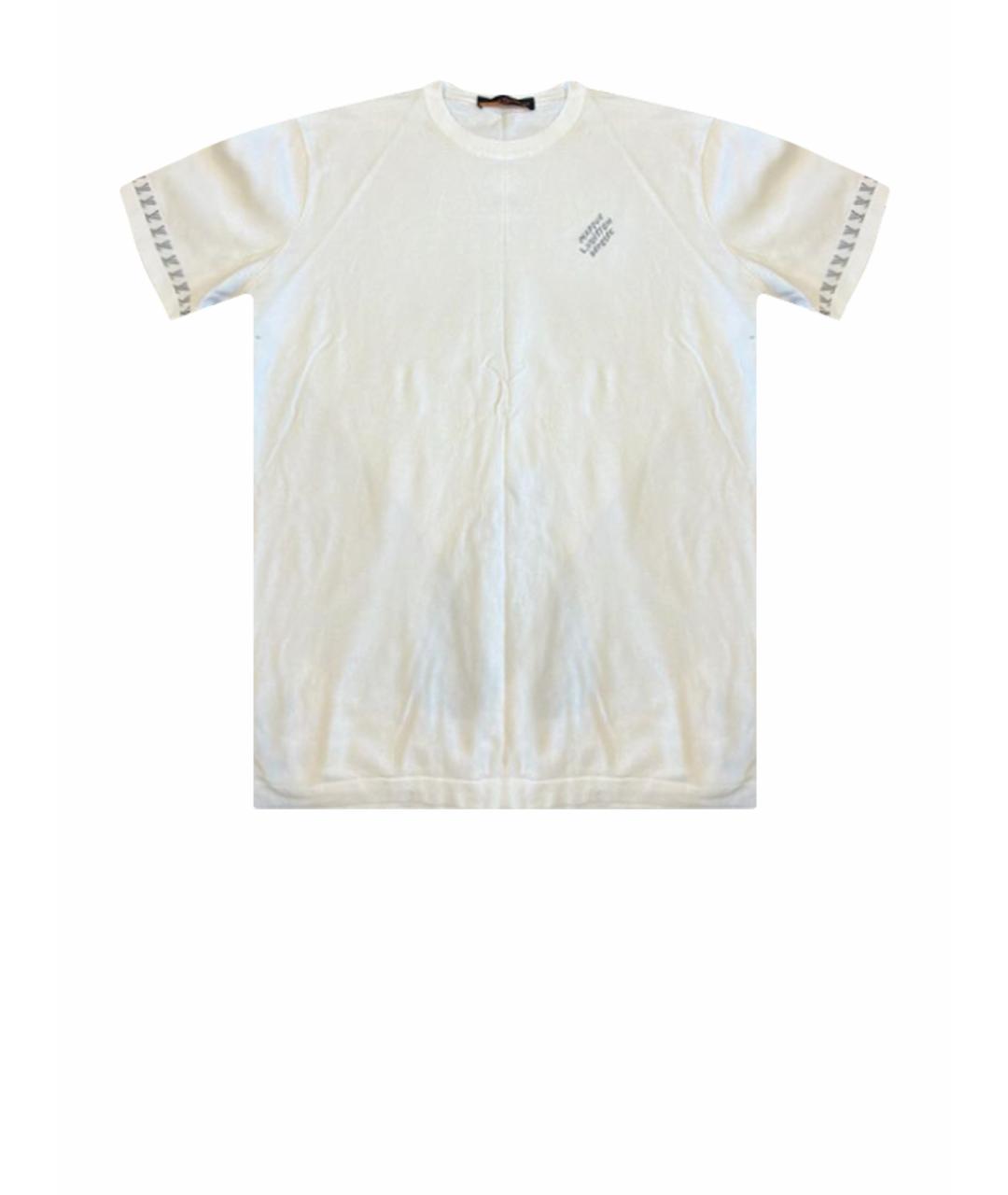 LOUIS VUITTON Белая хлопковая футболка, фото 1