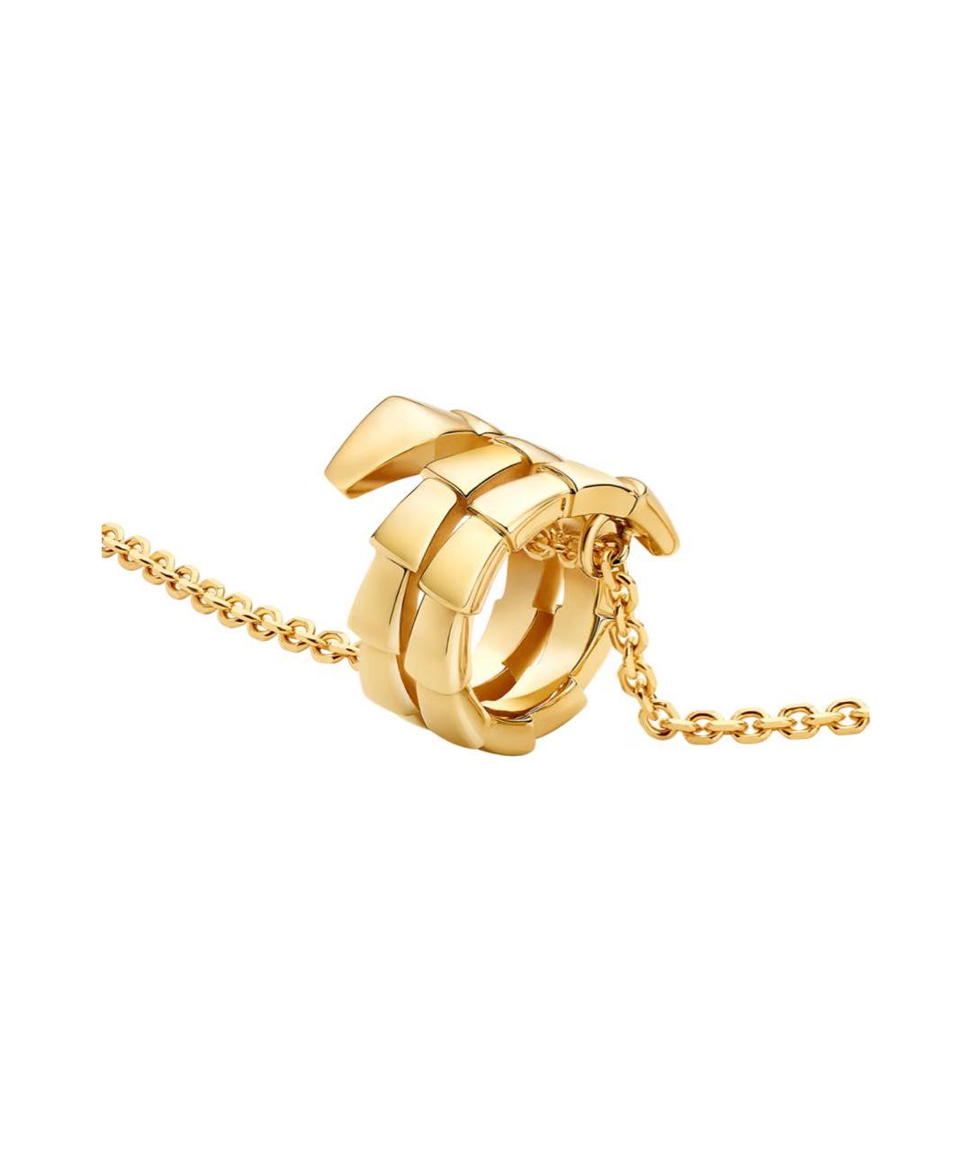 BVLGARI Желтая подвеска из желтого золота, фото 3