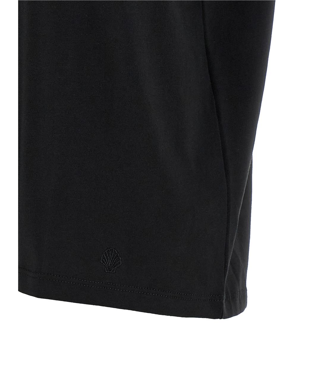 LOULOU STUDIO Черная хлопковая футболка, фото 4