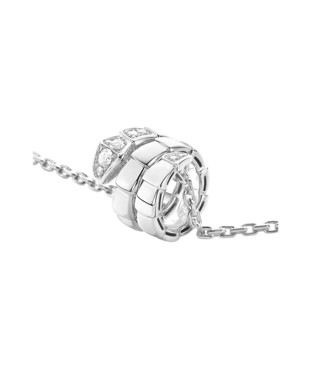 BVLGARI Серебряная подвеска из белого золота, фото 3