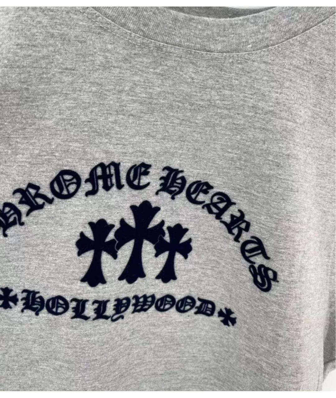 CHROME HEARTS Серая майка, фото 2