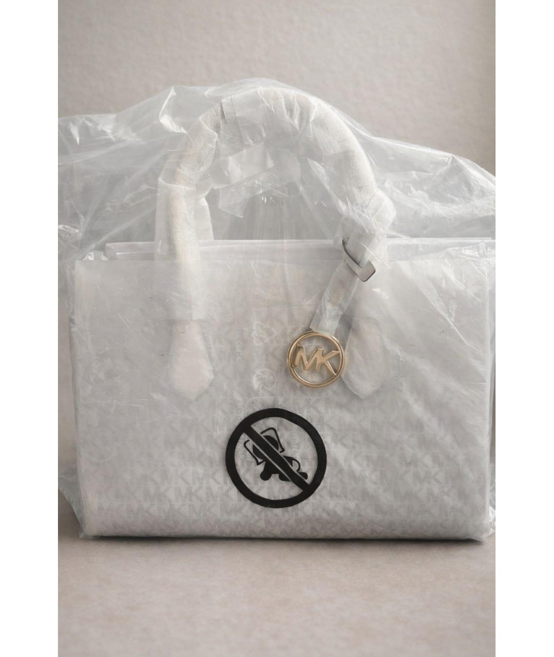 MICHAEL KORS Бежевая сумка с короткими ручками, фото 5