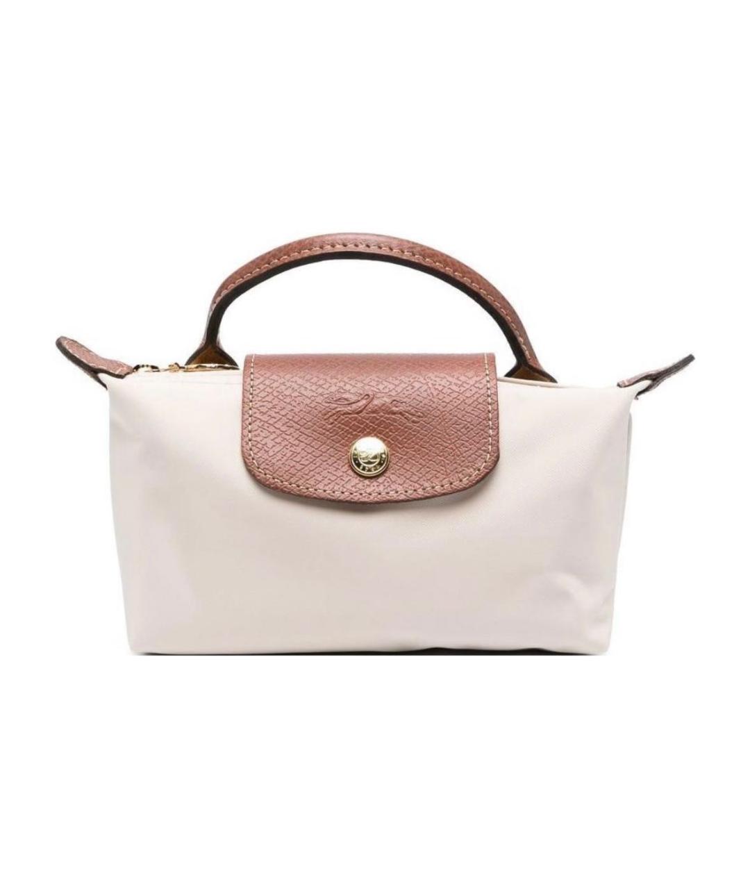 LONGCHAMP Бежевая сумка с короткими ручками, фото 9