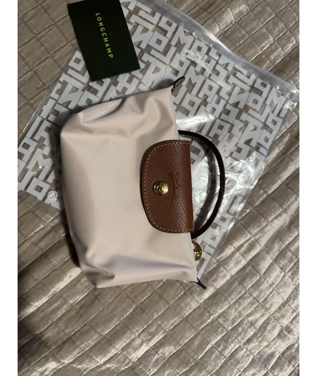 LONGCHAMP Бежевая сумка с короткими ручками, фото 5