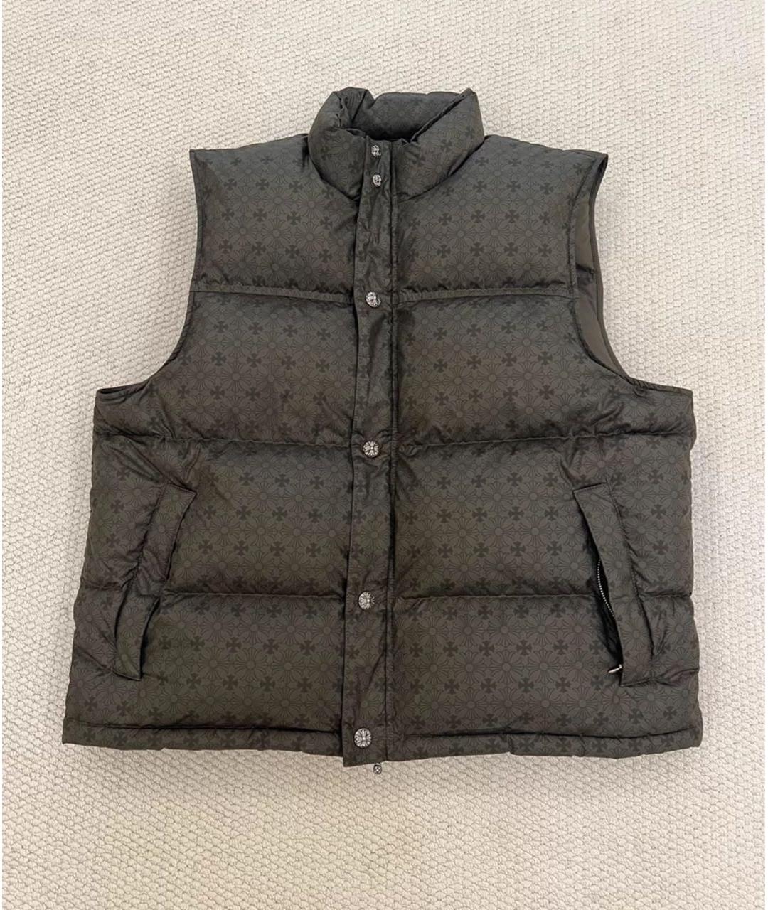 CHROME HEARTS Черный жилет, фото 3