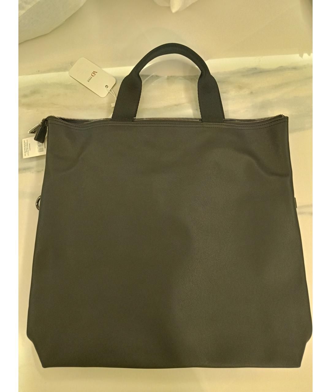 BIKKEMBERGS Черная сумка тоут, фото 3