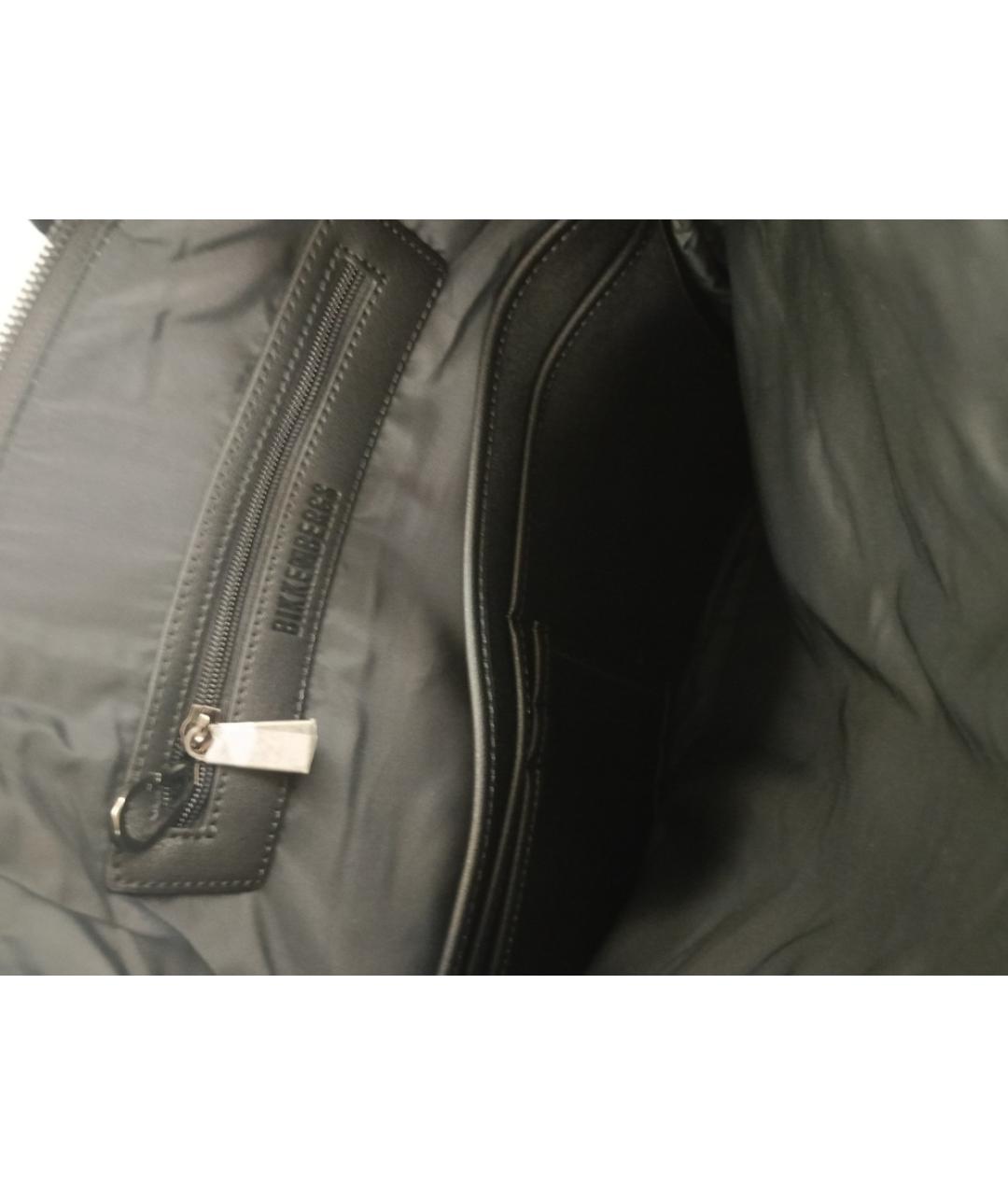 BIKKEMBERGS Черная сумка тоут, фото 4